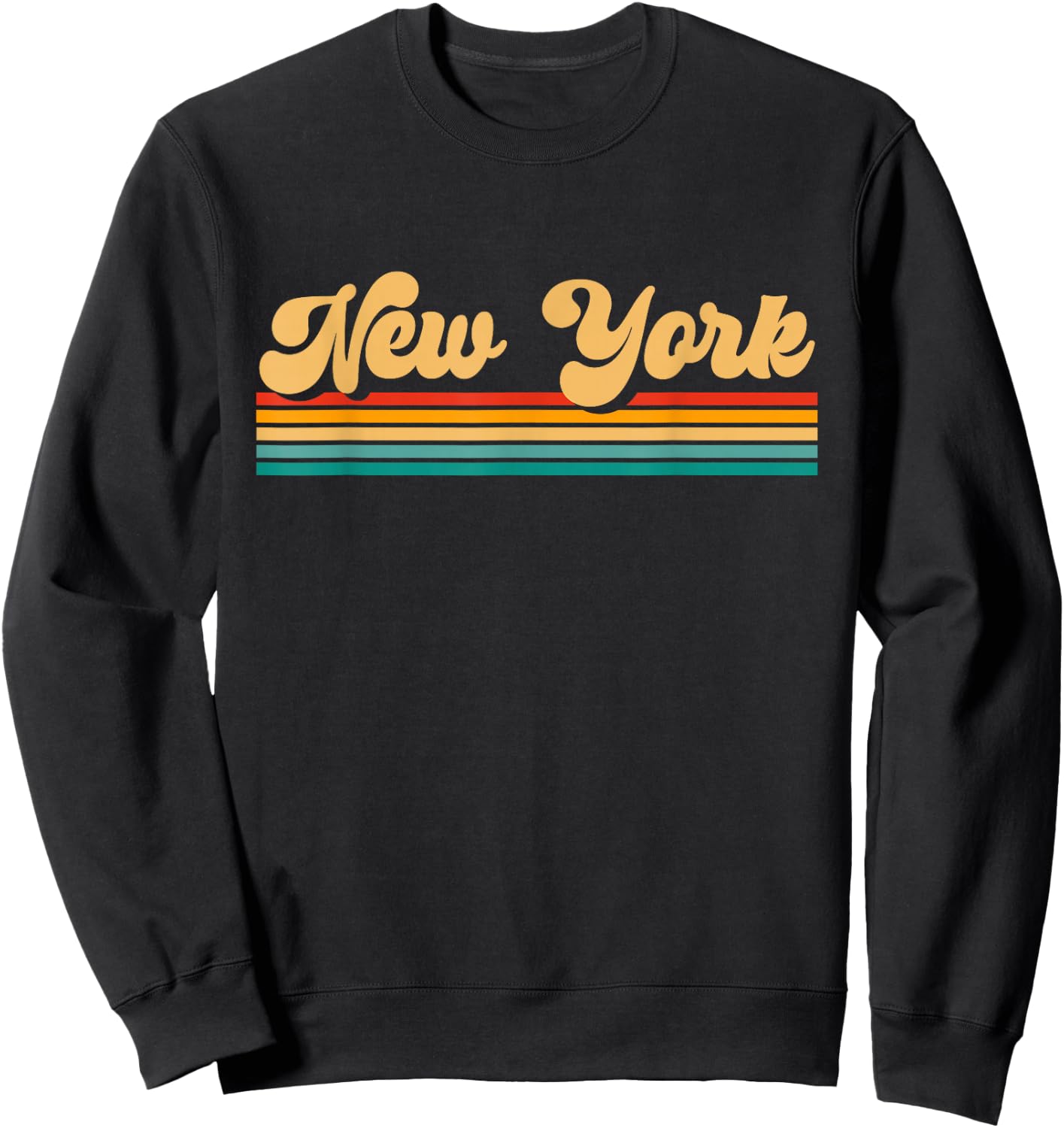 Retro New York Sweatshirt - Sweatshirt | Black