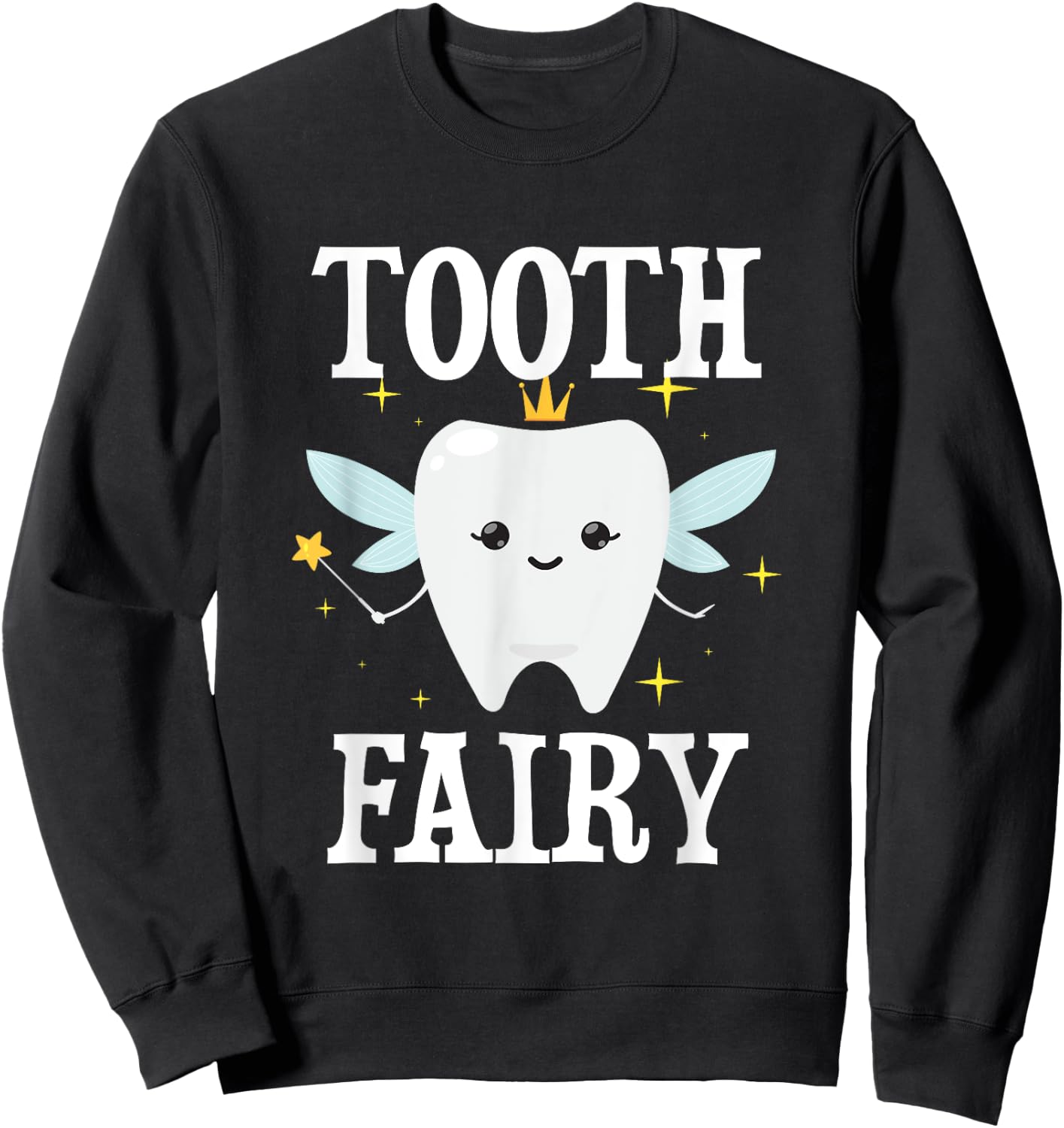 Tooth Fairy Halloween Costume For Adults And Kids Sweatshirt - Sweatshirt | Black