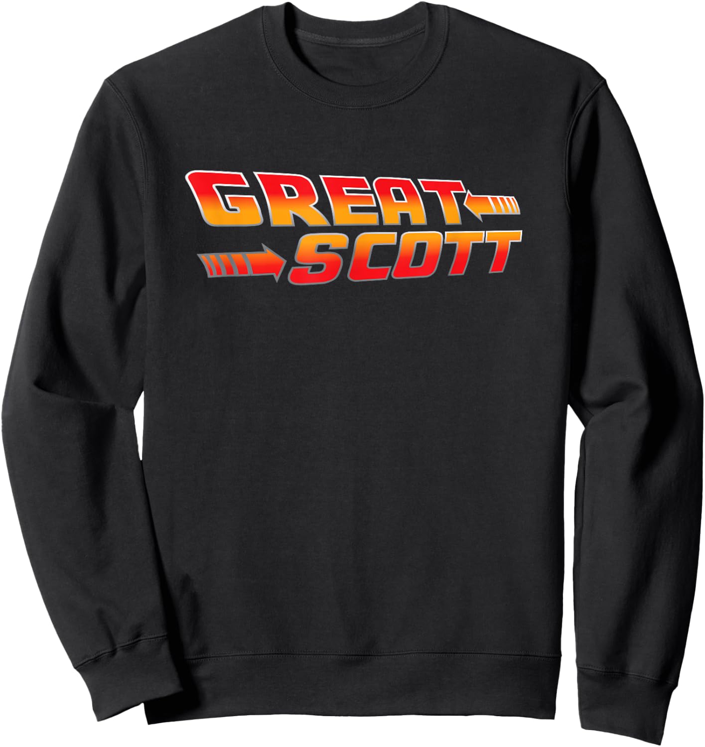 Great Scott Funny Time Traveler Mad Scientist Inventor Sweatshirt - Sweatshirt | Black