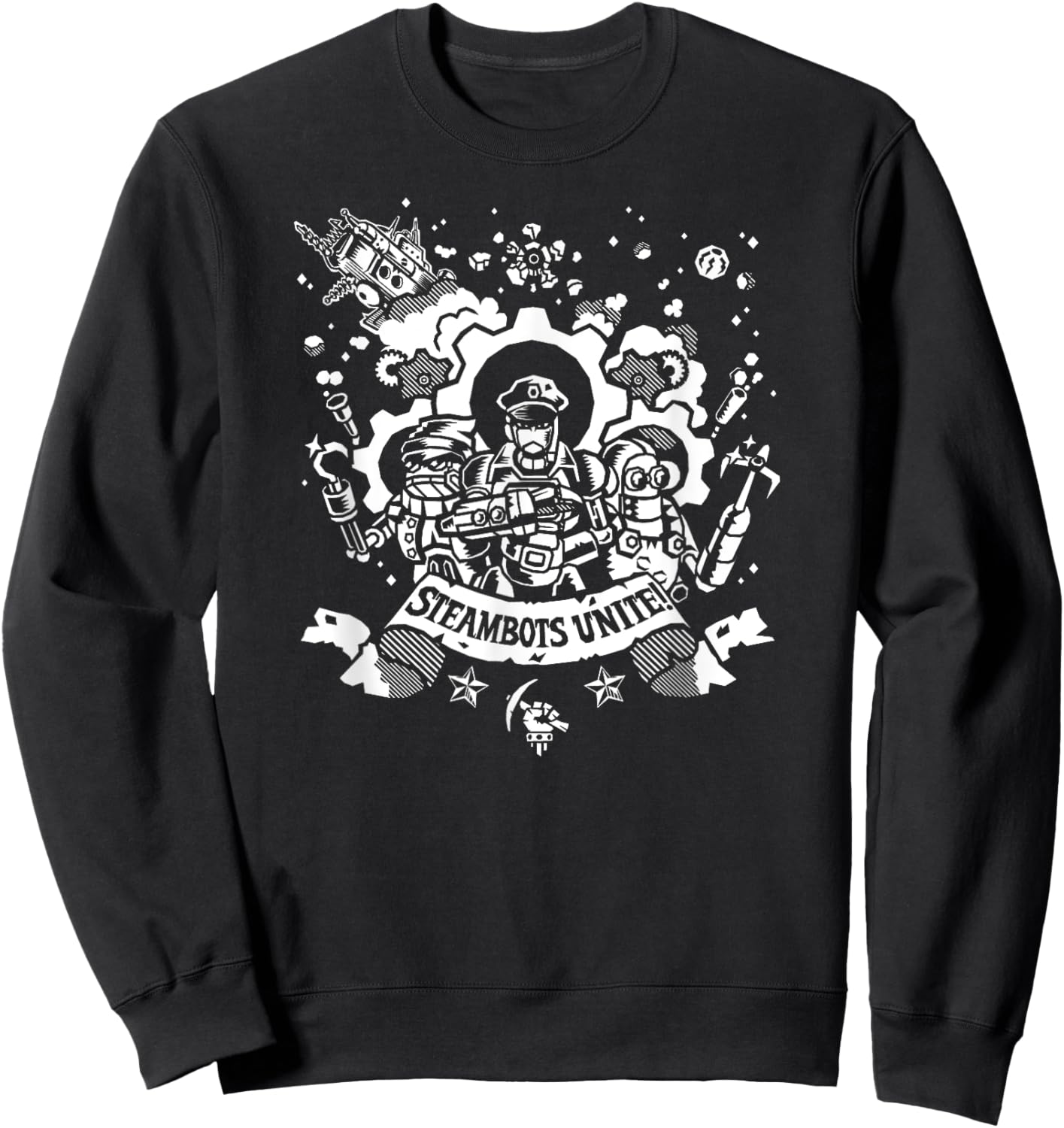SteamBots Unite Sweatshirt - Sweatshirt | Black