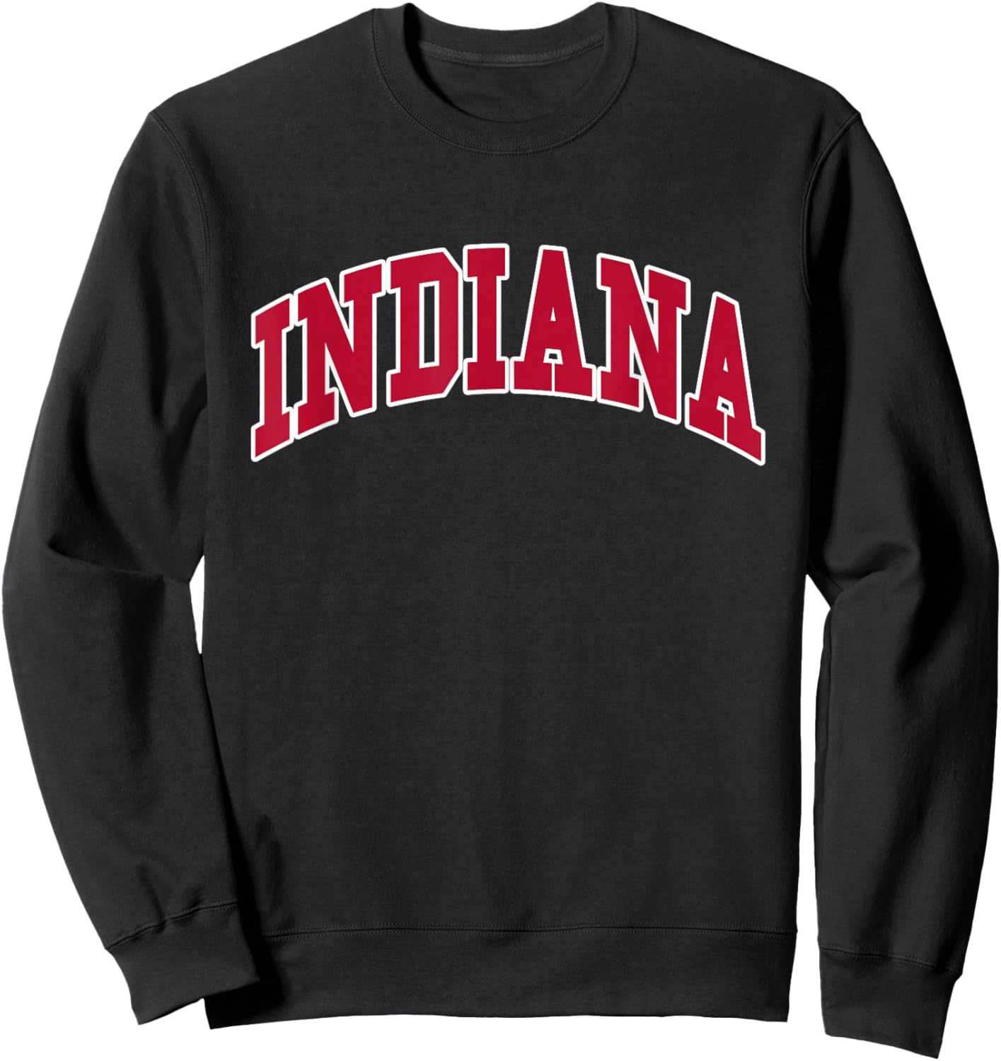 Indiana - Throwback Design Sweatshirt - Sweatshirt | Black