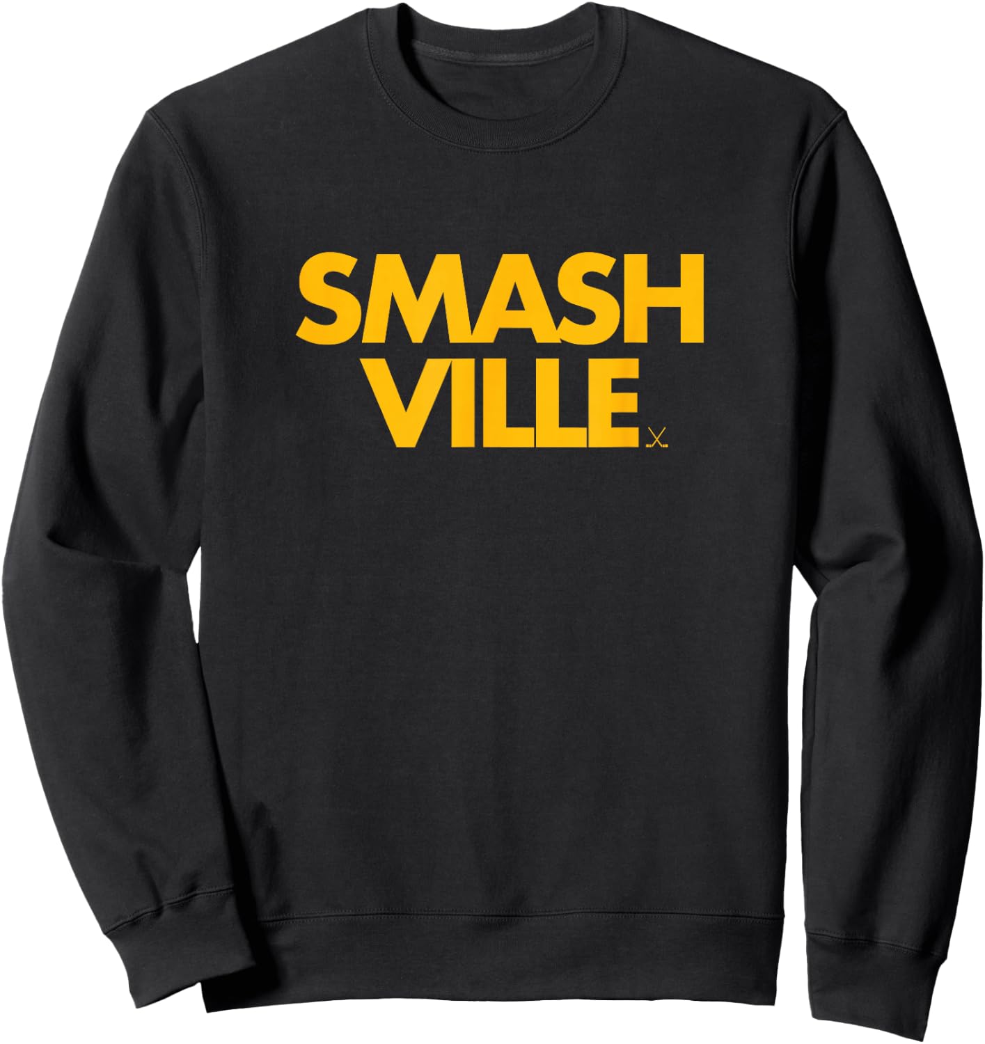 Smashville Gold Nashville Tennessee Sweatshirt - Sweatshirt | Black