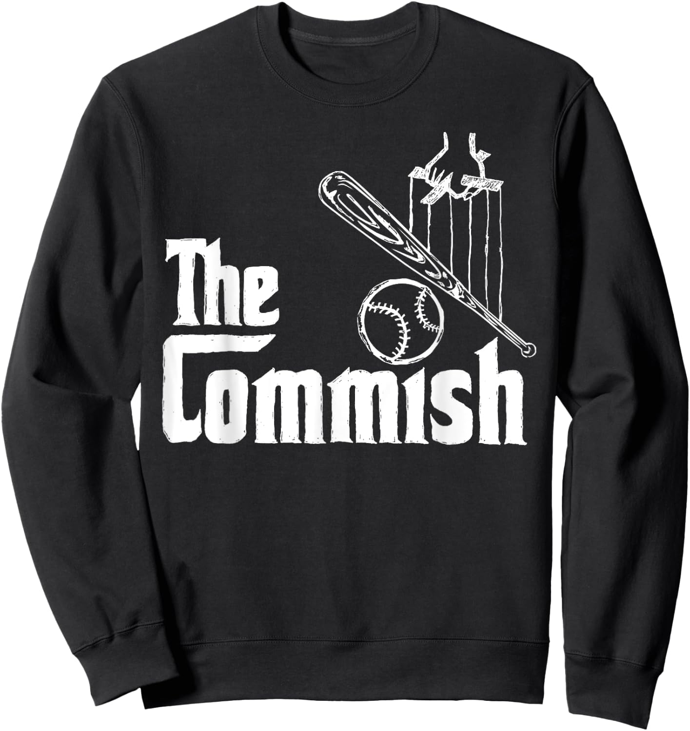 Fantasy Baseball The Commish Sweatshirt - Sweatshirt | Black