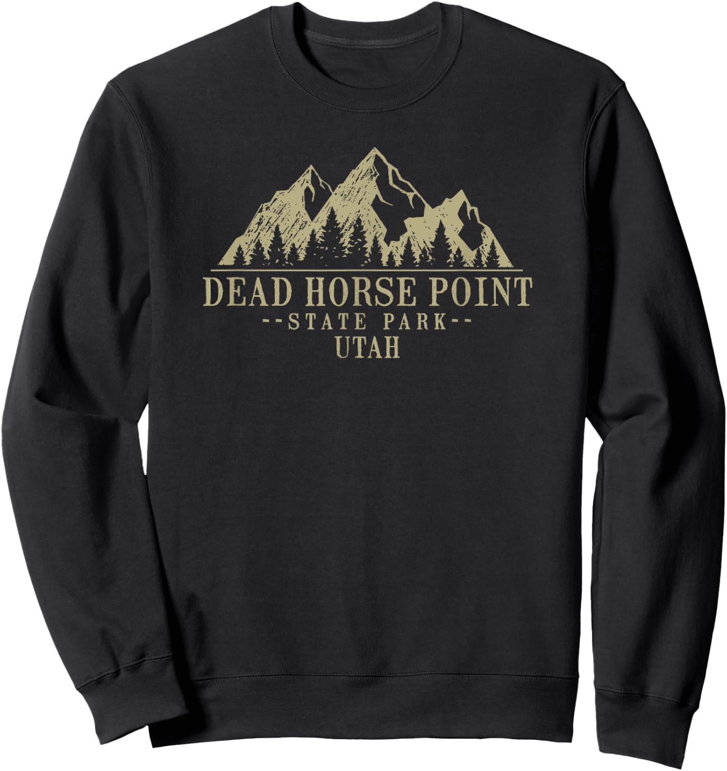 Utah Dead Horse Point State Park Sweatshirt - Sweatshirt | Black