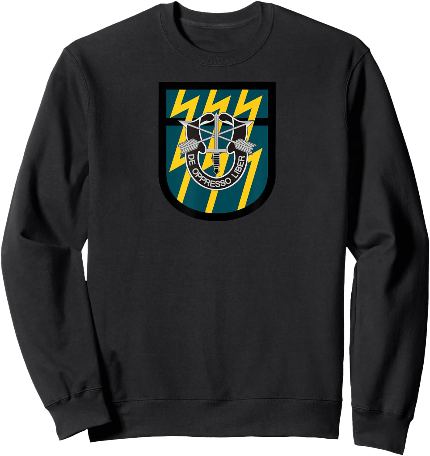 Special Forces Shirt - 12th Group (SFG )- Center Sweatshirt - Sweatshirt | Black