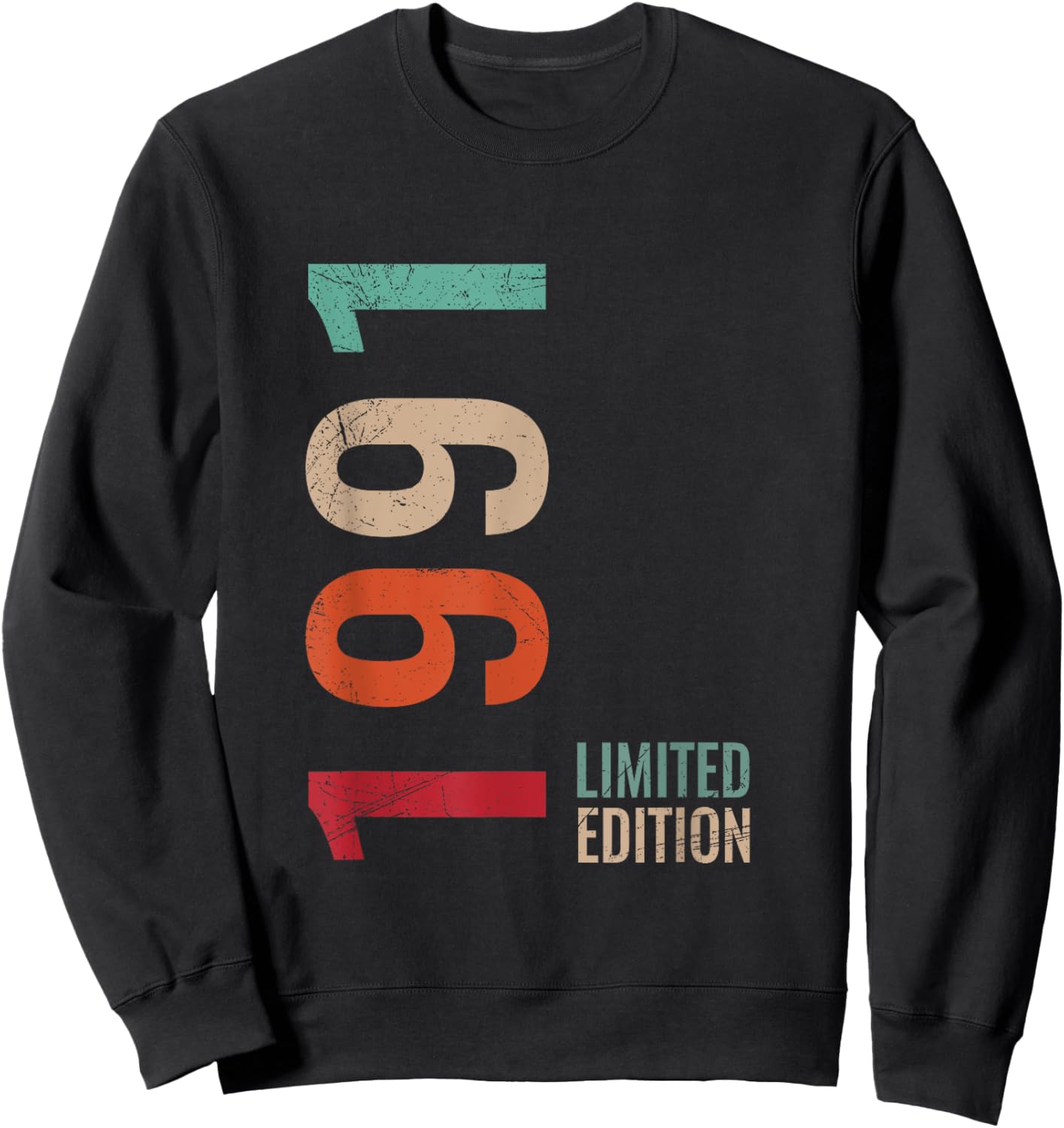 34th Birthday Husband Wife Son Daughter 34 Years Old 1991 Sweatshirt - Sweatshirt | Black