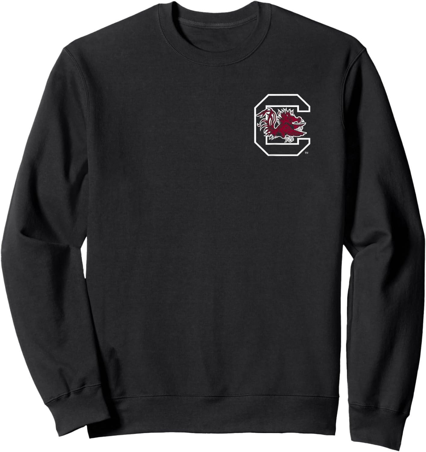 South Carolina Gamecocks Front/Back Football Black Sweatshirt - Sweatshirt | Black