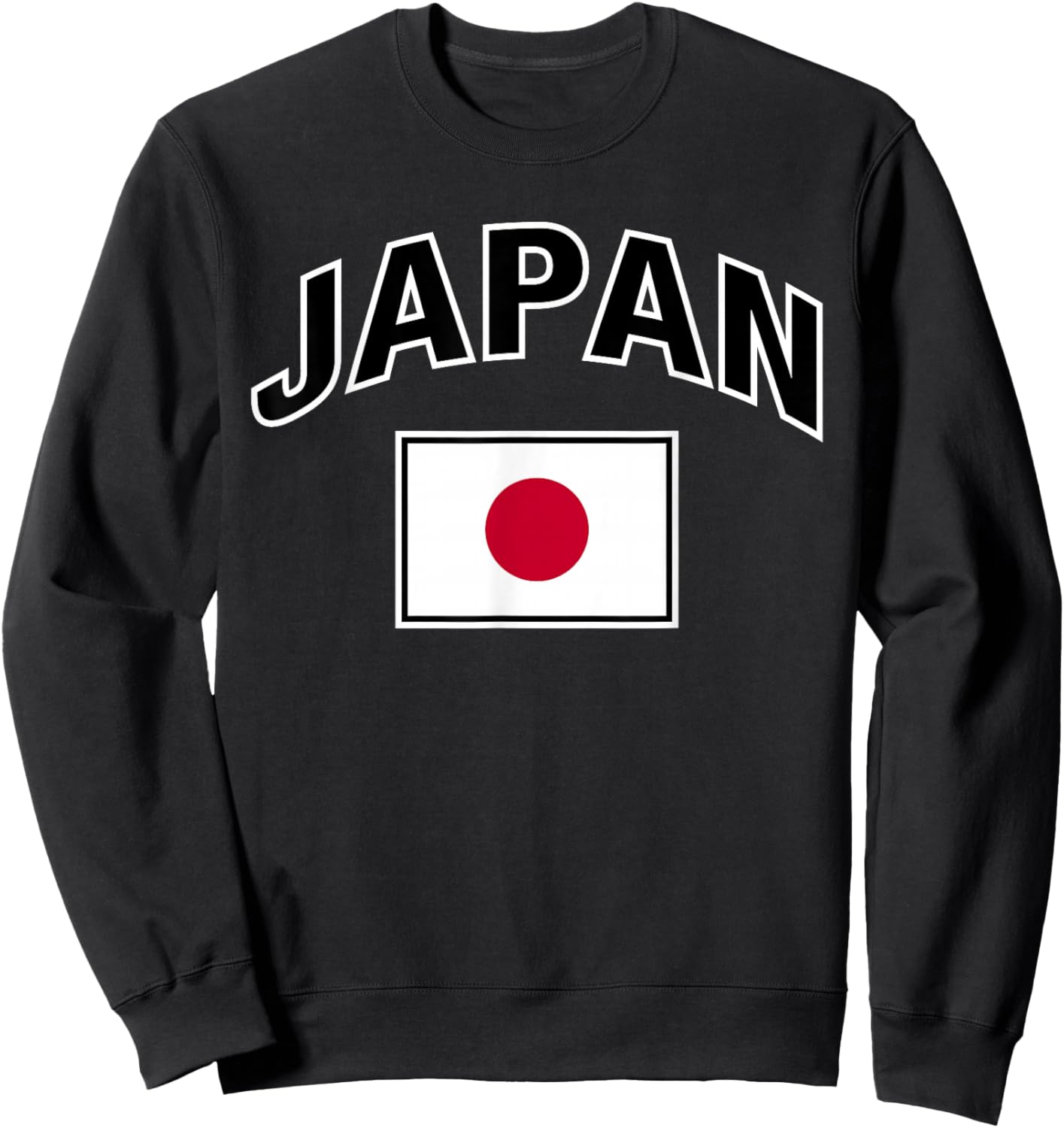 Japan Flag Proud Japanese Sweatshirt - Sweatshirt | Black