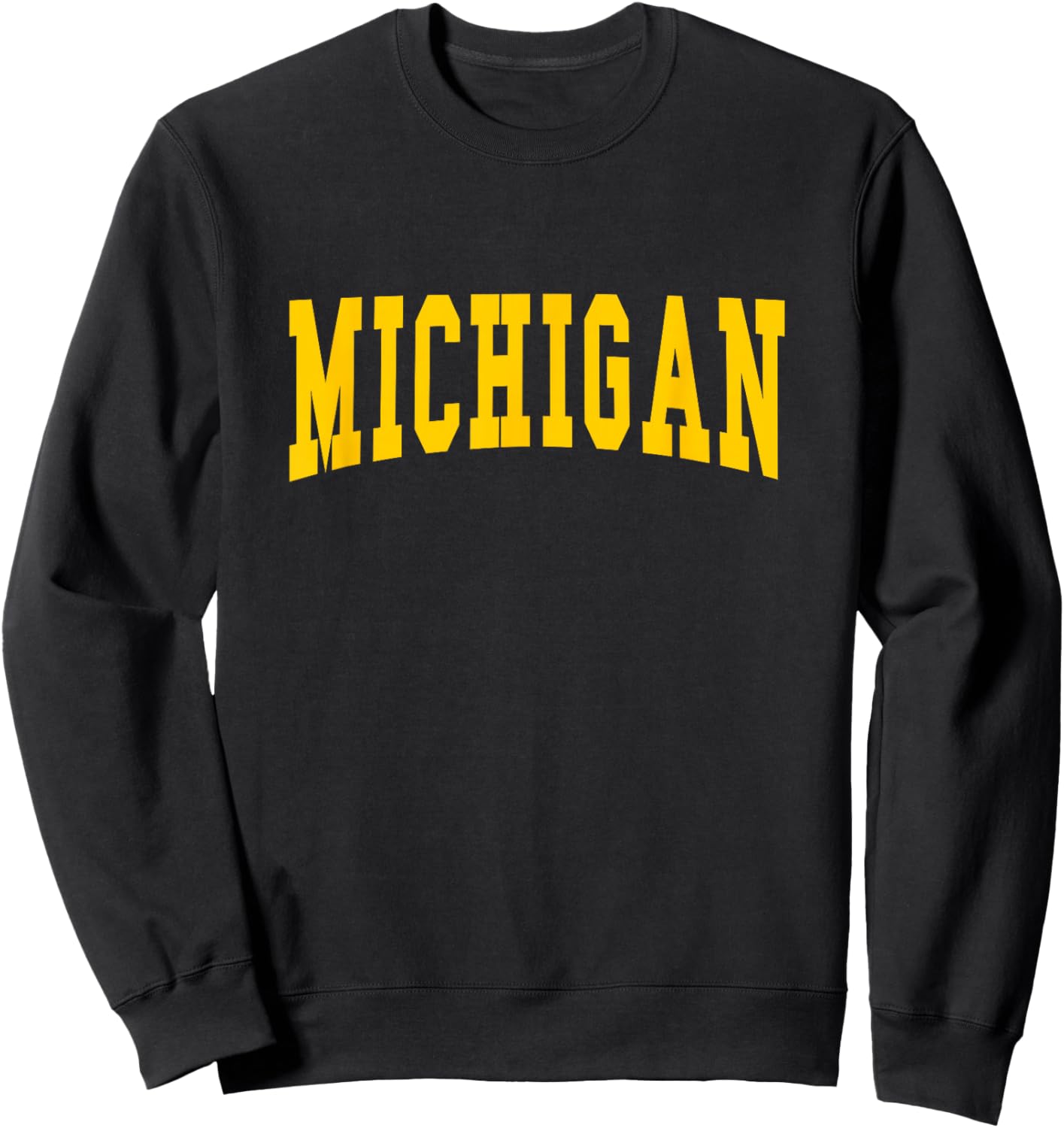 MICHIGAN - Throwback Design - Classic Sweatshirt - Sweatshirt | Black