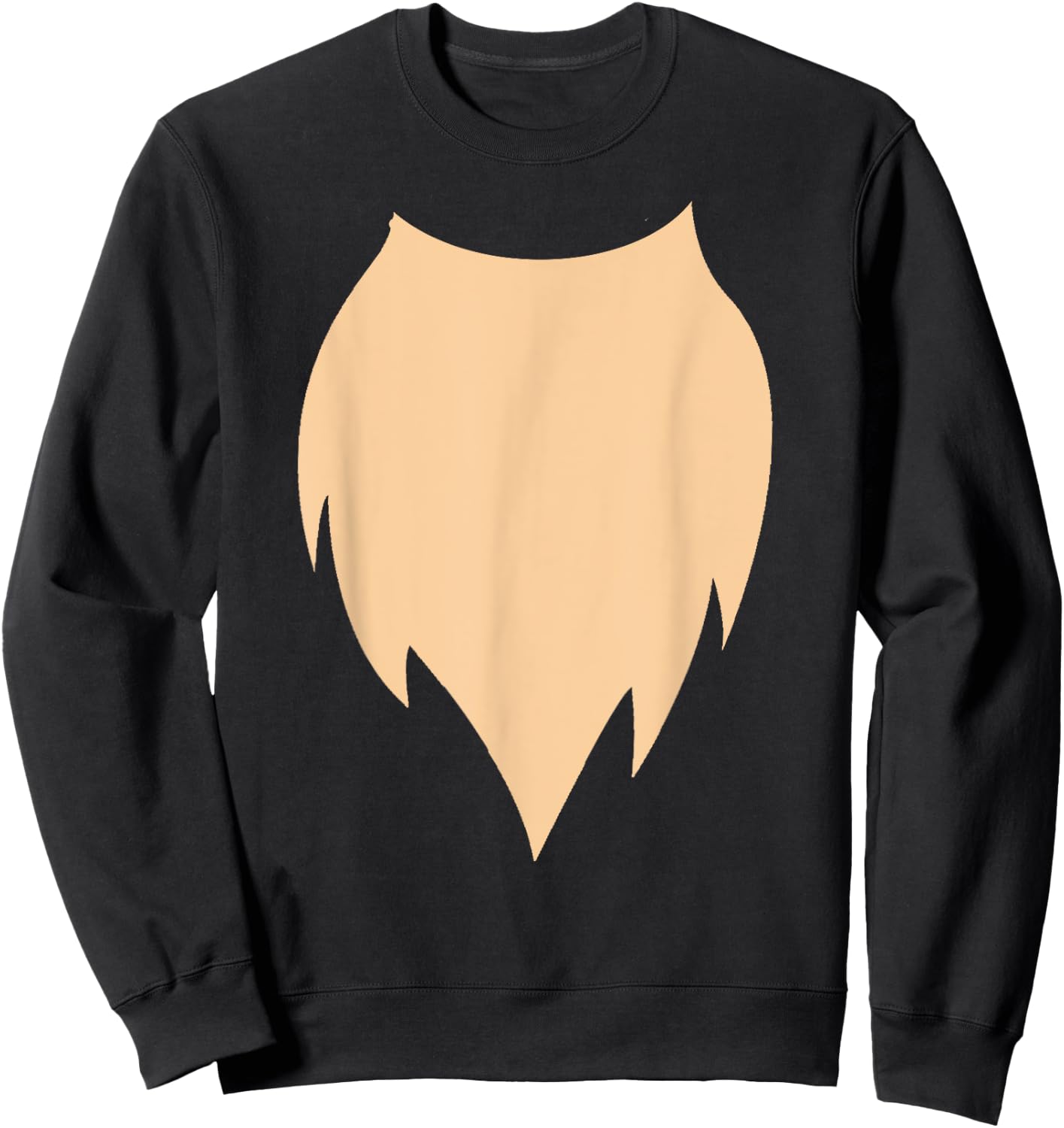 Cute Fox Belly Costume Halloween Sweatshirt - Sweatshirt | Black