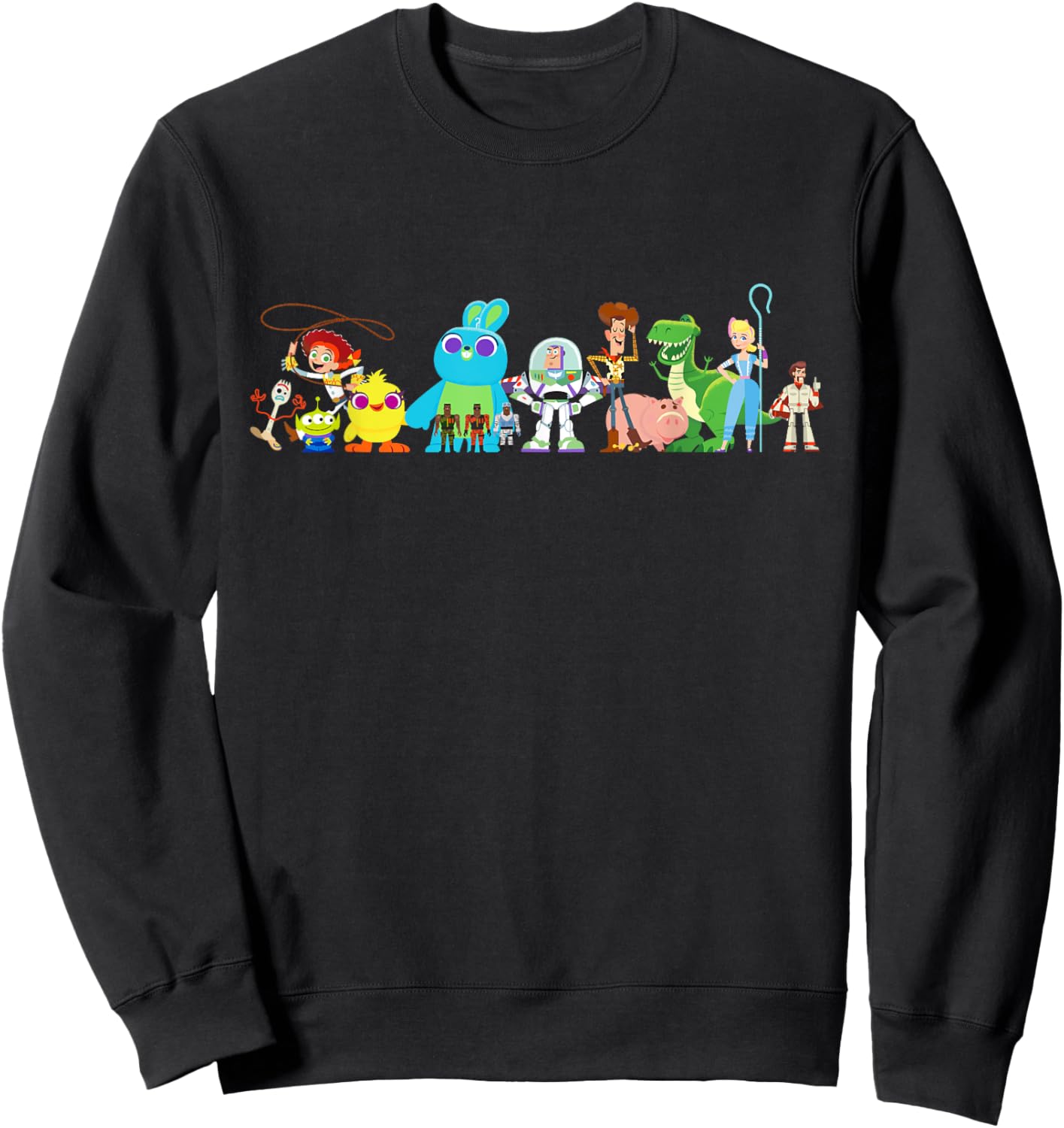 du groupe d'amis Disney Pixar Toy Story 4 Sweatshirt - Sweatshirt | Black