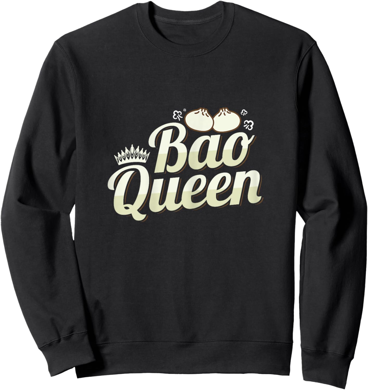 Bao Queen Design for a Bao Bun maker Sweatshirt - Sweatshirt | Black