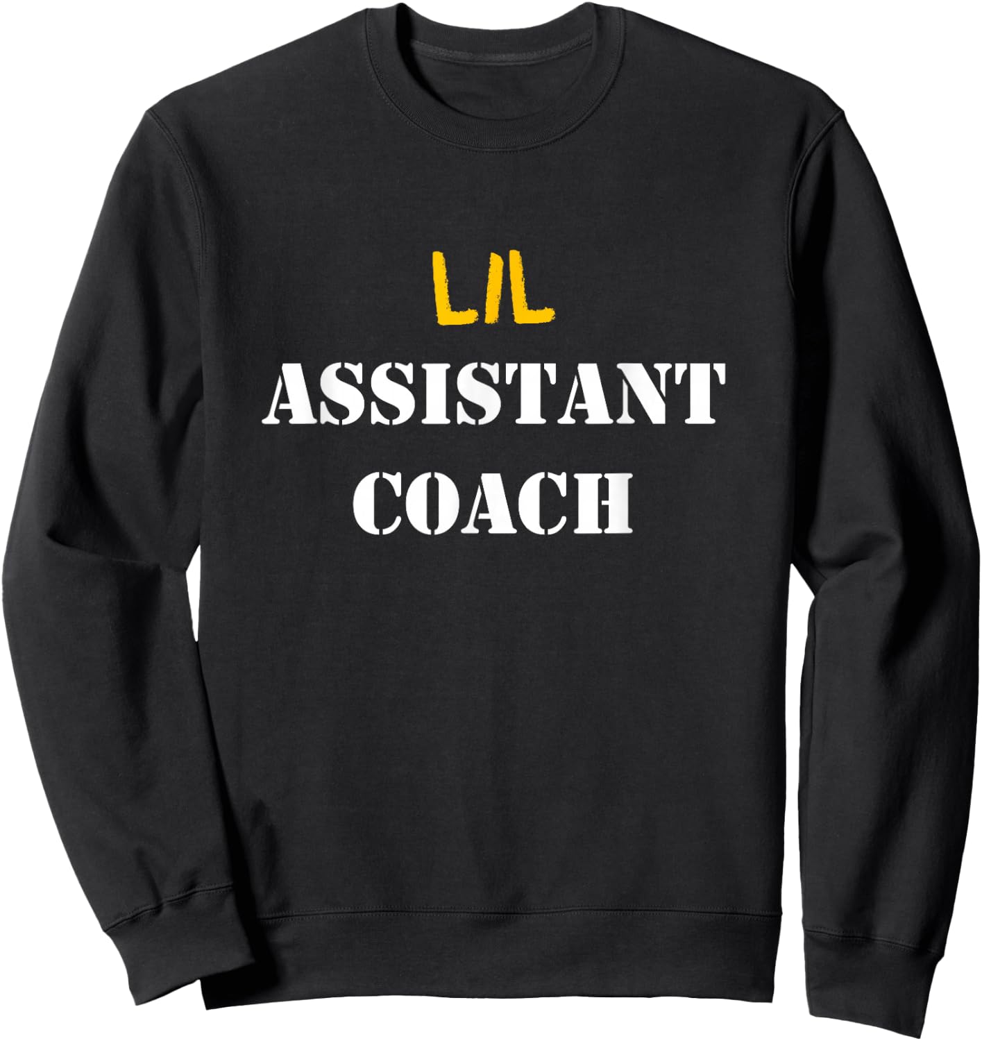 Kids Lil Assistant Coach - Kid Helper Team Sports Sweatshirt - Sweatshirt | Black