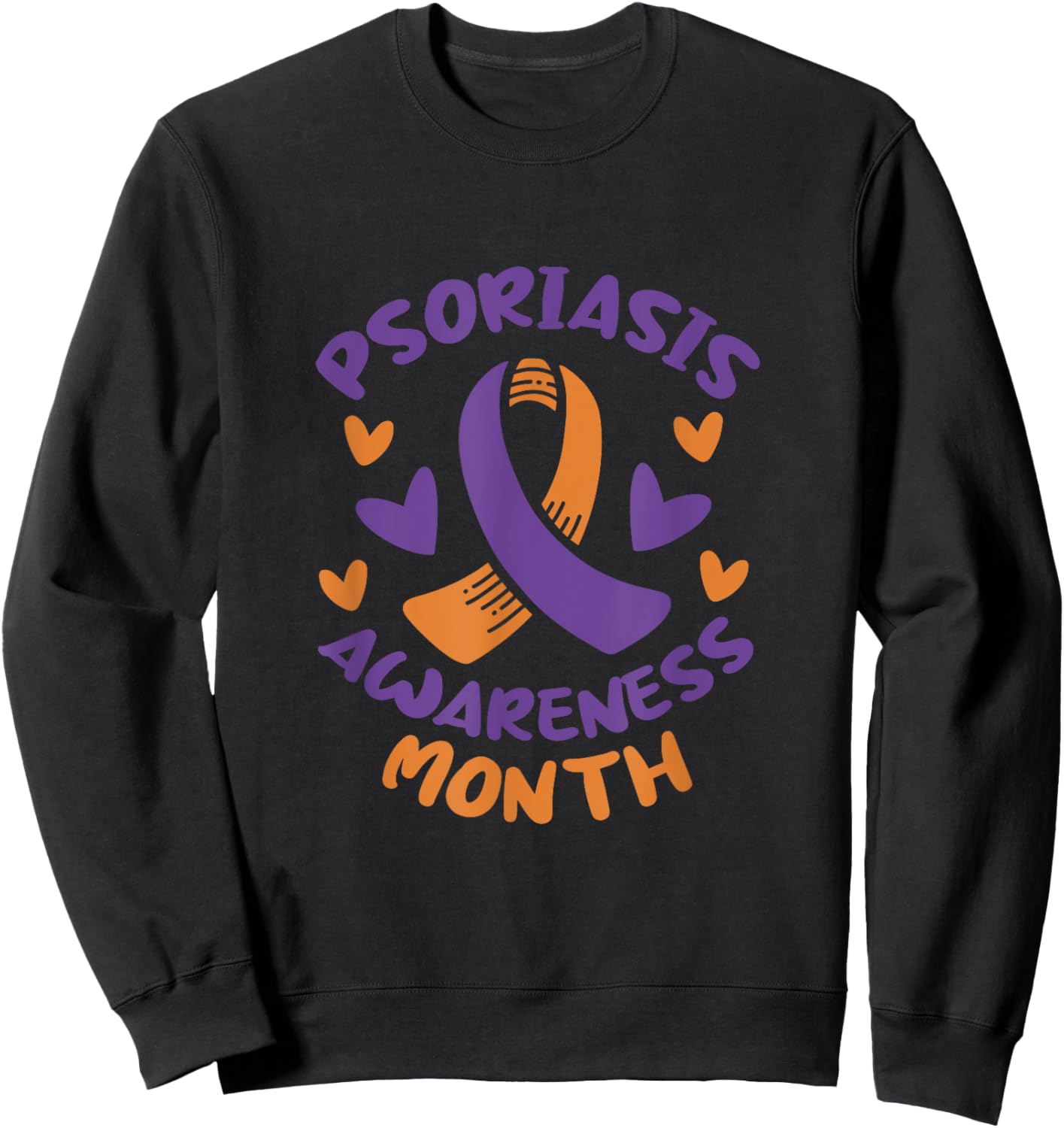 Psoriasis Awareness Month Sweatshirt - Sweatshirt | Black