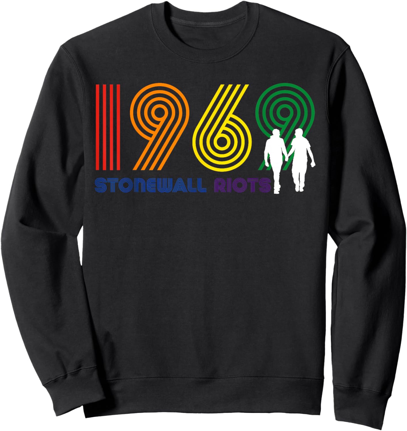 1969 Stonewall Riots Sweatshirt - Sweatshirt | Black