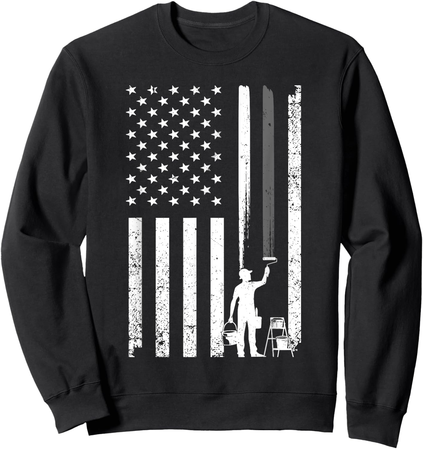 Cool Painter Art Women Painting Job House Painter Sweatshirt - Sweatshirt | Black