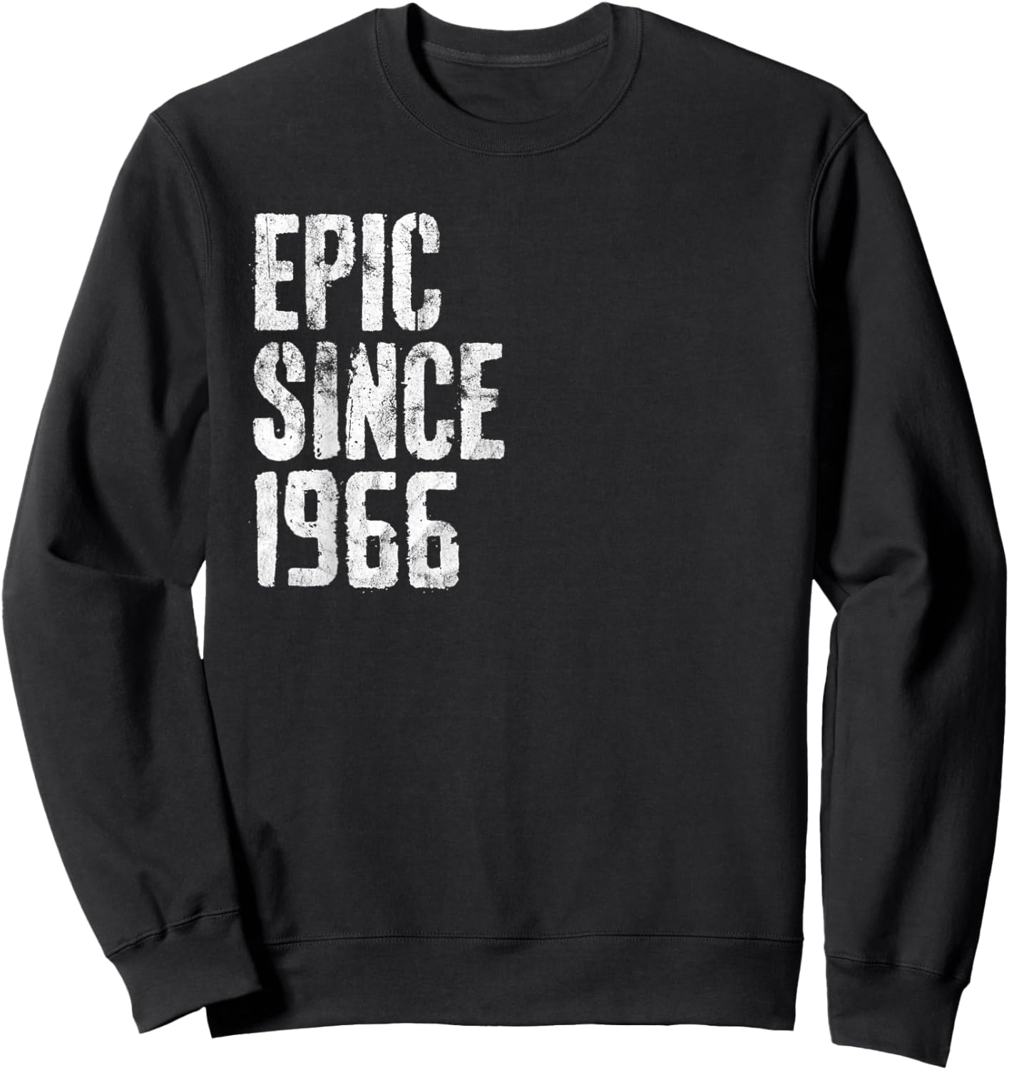 Epic Since 1966 58th Birthday Retro Sweatshirt - Sweatshirt | Black