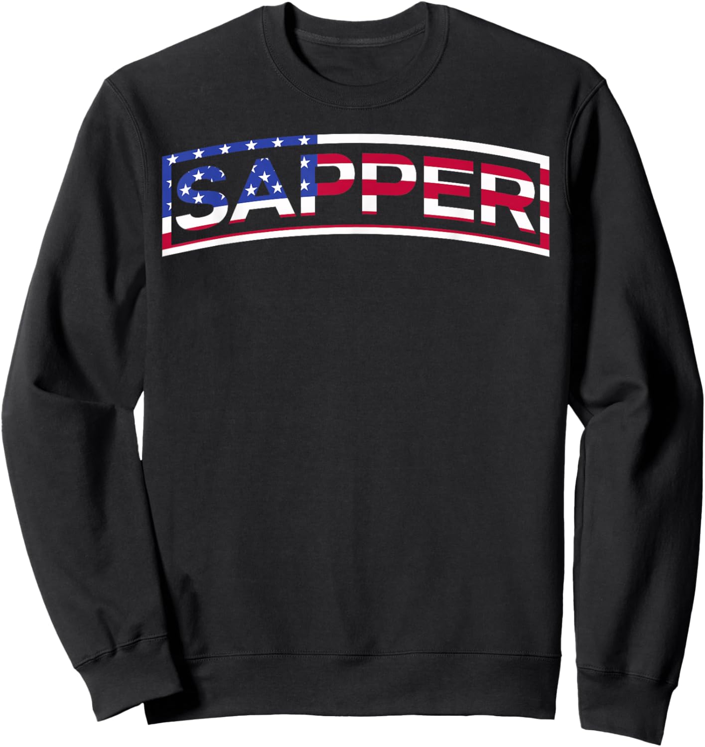 Sapper Military Engineer Infantry Soldier War Veteran Sweatshirt - Sweatshirt | Black