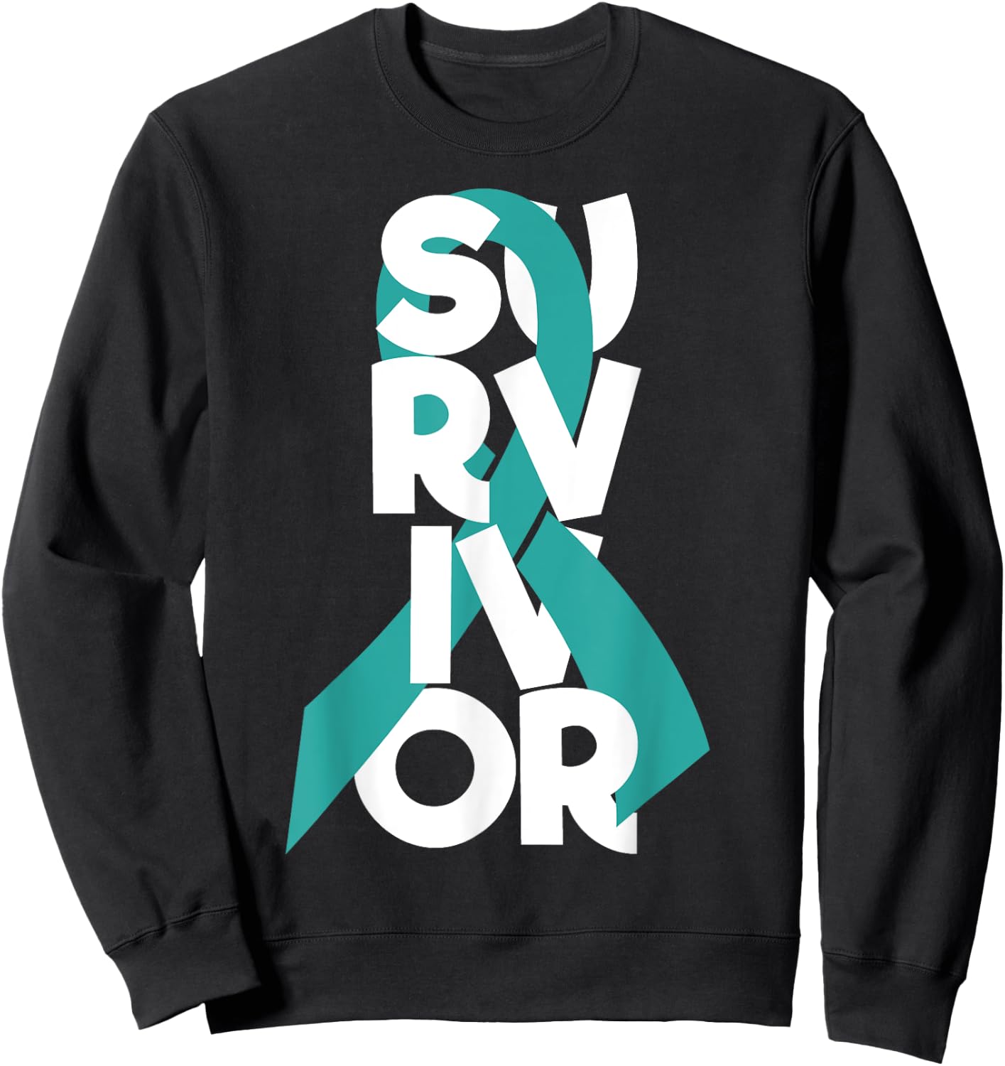 Sexual Assault Awareness SAA Survivor Gift Sweatshirt - Sweatshirt | Black