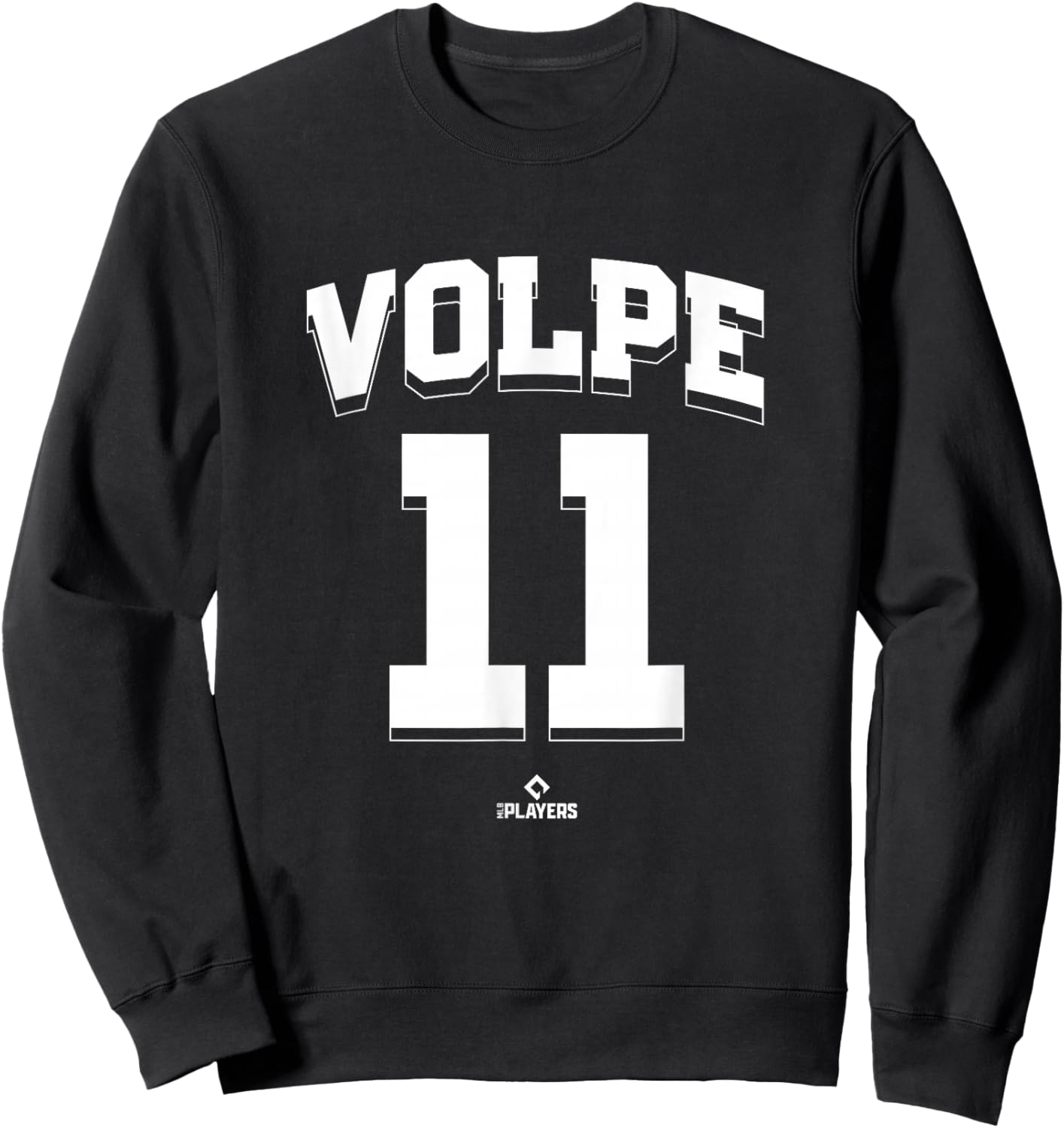 Anthony Volpe 11 New York MLBPA Sweatshirt - Sweatshirt | Black