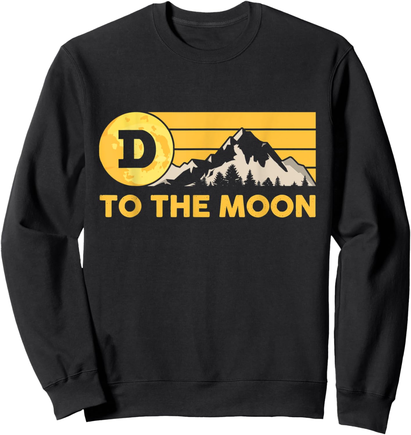 DOGE Cryptocurrencies Dogecoin To The Moon Dogecoin Miner Sweatshirt - Sweatshirt | Black