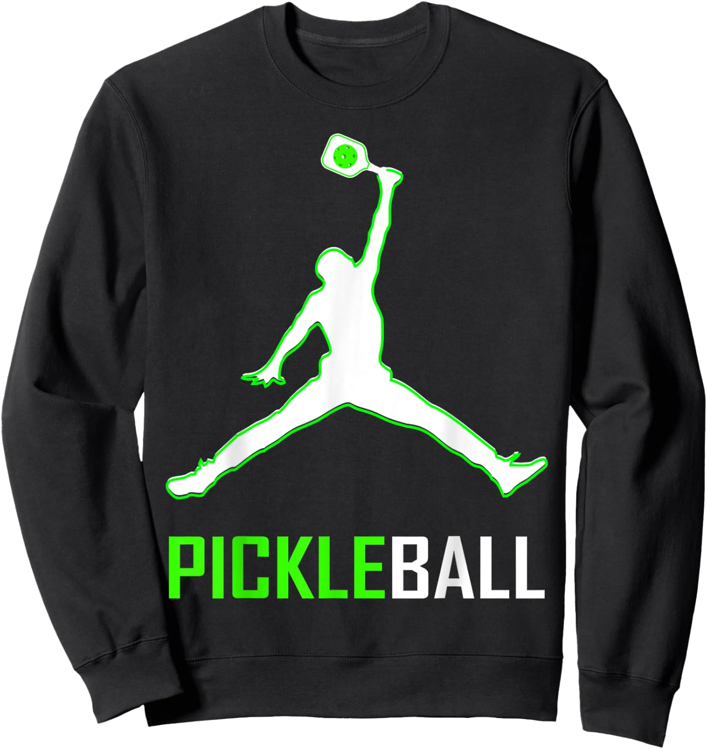 Pickleball funny Gift women kids Pickleball player Sweatshirt - Sweatshirt | Black