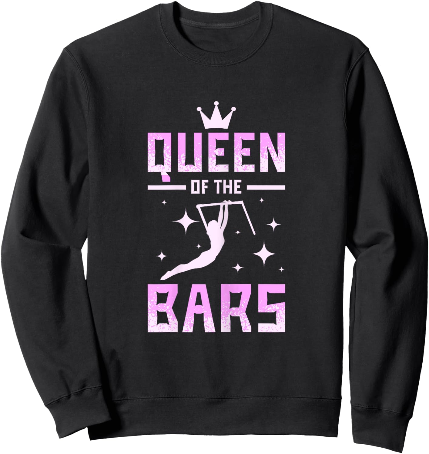 Queen of the bars gymnastics Sweatshirt - Sweatshirt | Black