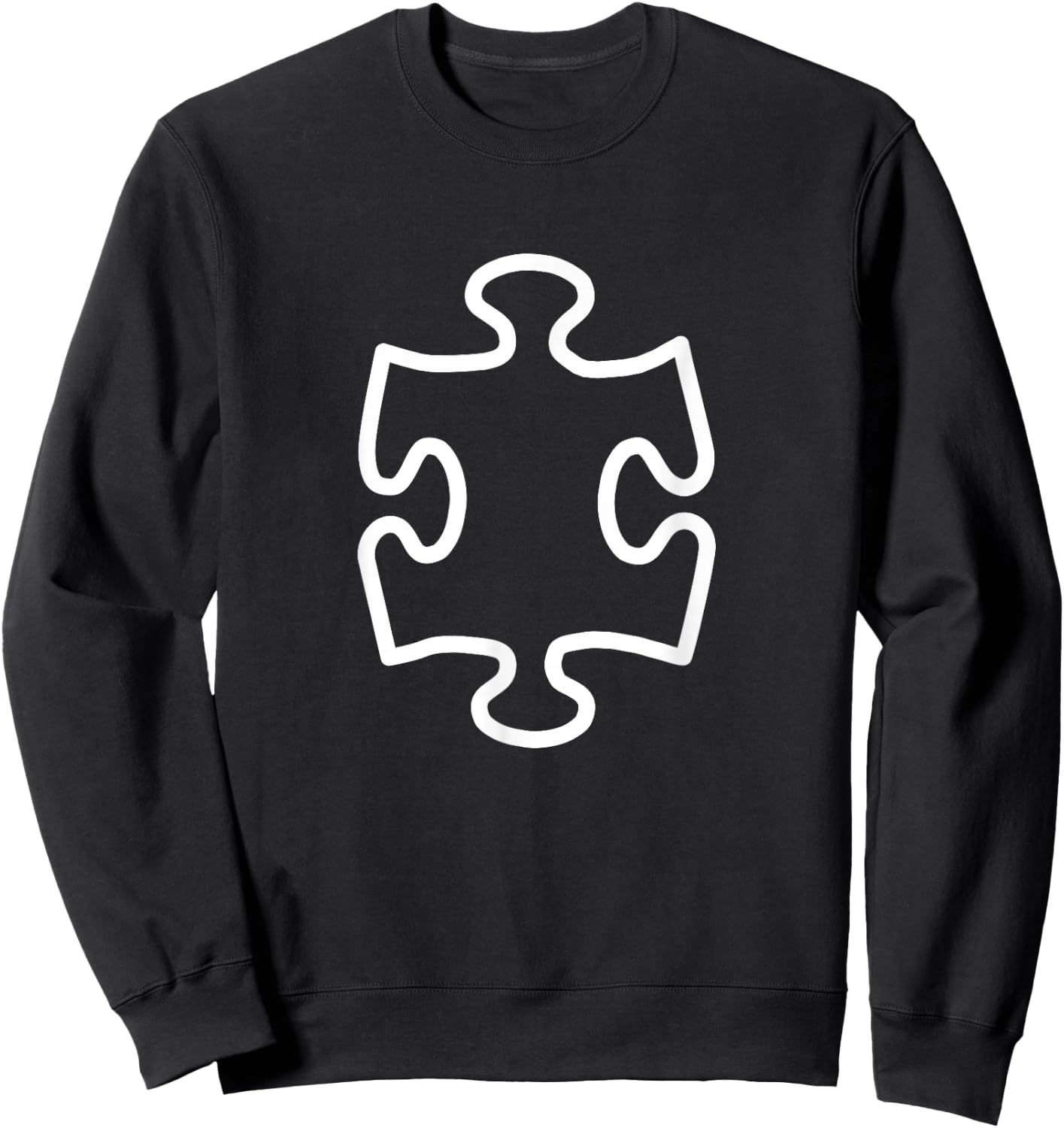 Puzzle Piece Sweatshirt - Sweatshirt | Black