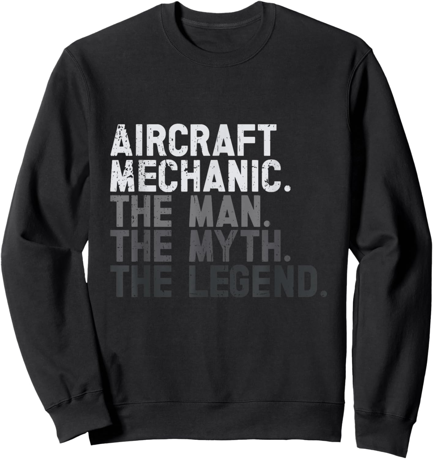 Airplane Mechanic Aircraft Maintenance Pilot Technician Sweatshirt - Sweatshirt | Black