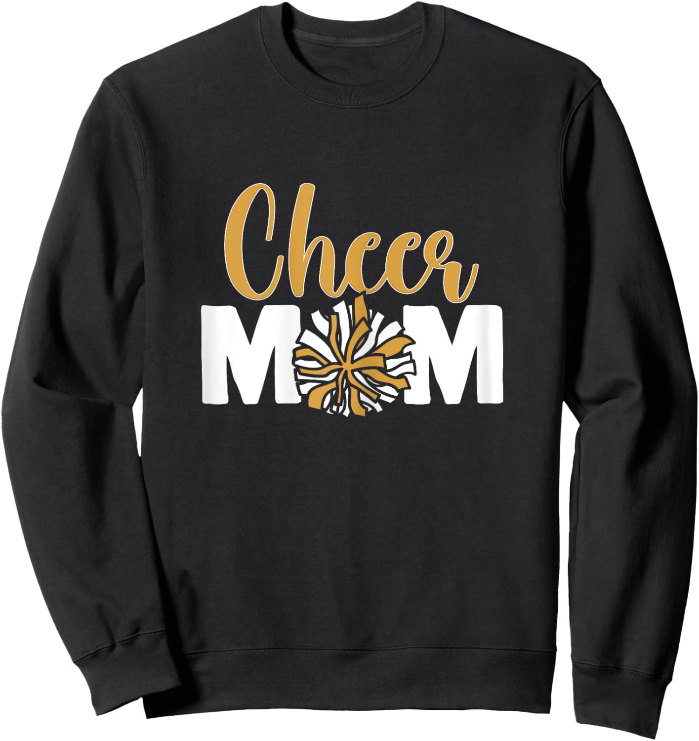 Cheer Mom Cheerleading Mother of Cheerleader Cheer Mom Sweatshirt - Sweatshirt | Black