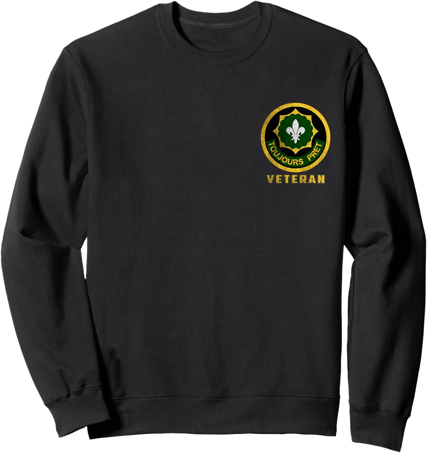 2nd Armored Cavalry Toujours Pret Veteran Papa Father Day Sweatshirt - Sweatshirt | Black