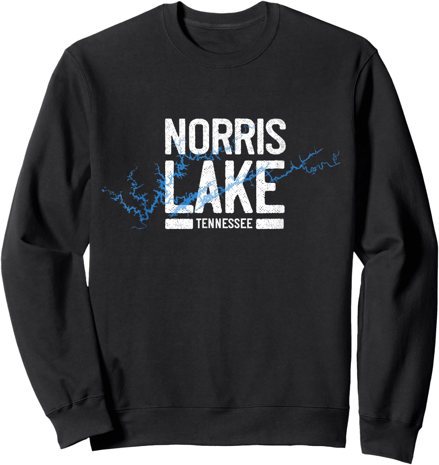 Norris Lake Tennessee Vacation Boating Adventure Sweatshirt - Sweatshirt | Black