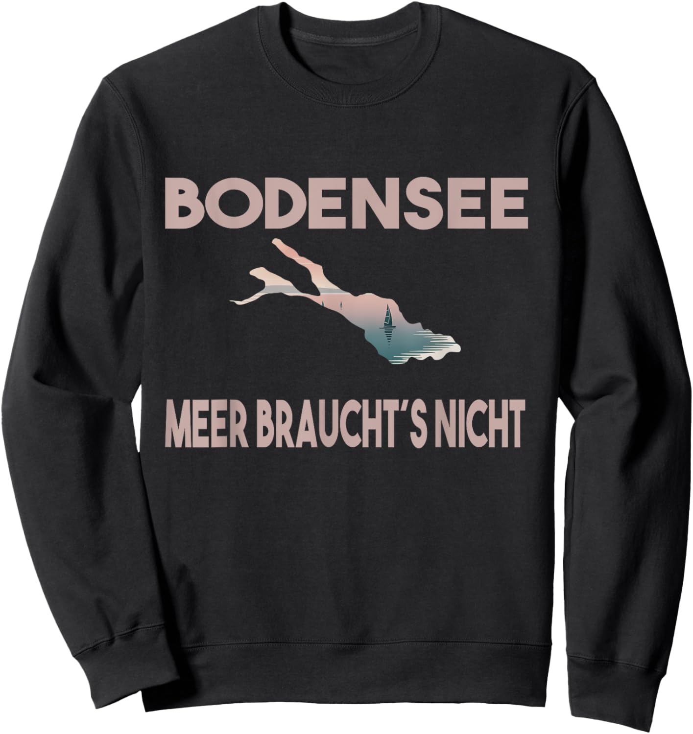 Braucht´s Nicht Sweatshirt - Sweatshirt | Black