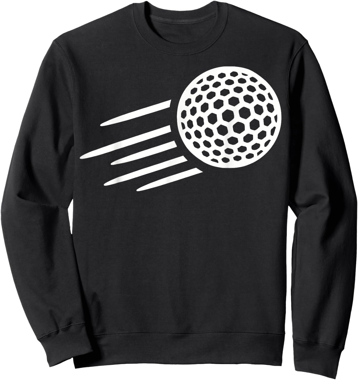 Flying golf ball Sweatshirt - Sweatshirt | Black