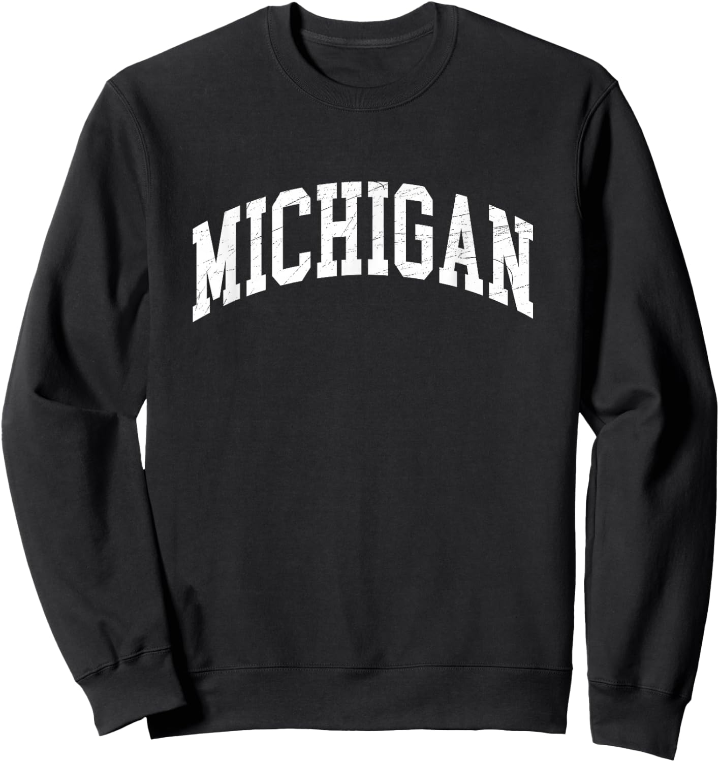 Michigan - Worn Design - Classic Sweatshirt - Sweatshirt | Black