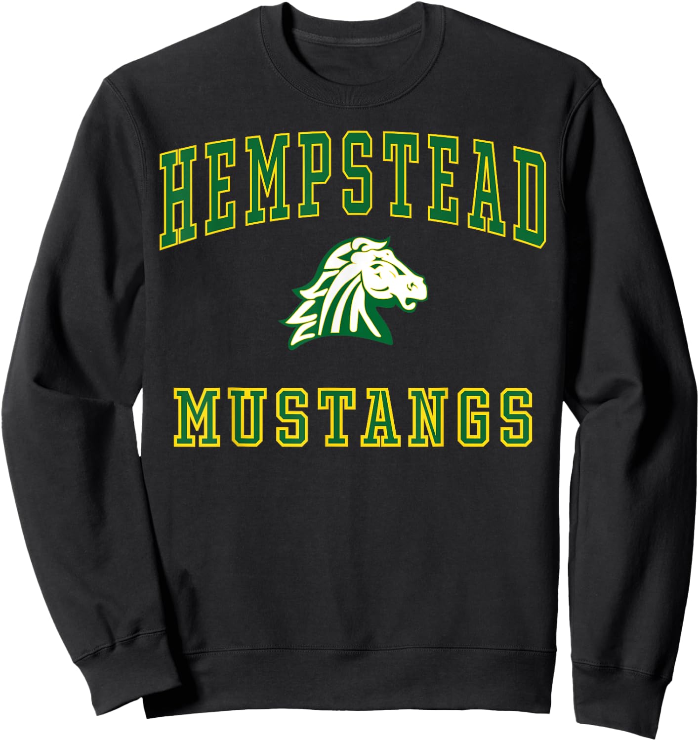Hempstead High School Mustangs C1 Sweatshirt - Sweatshirt | Black