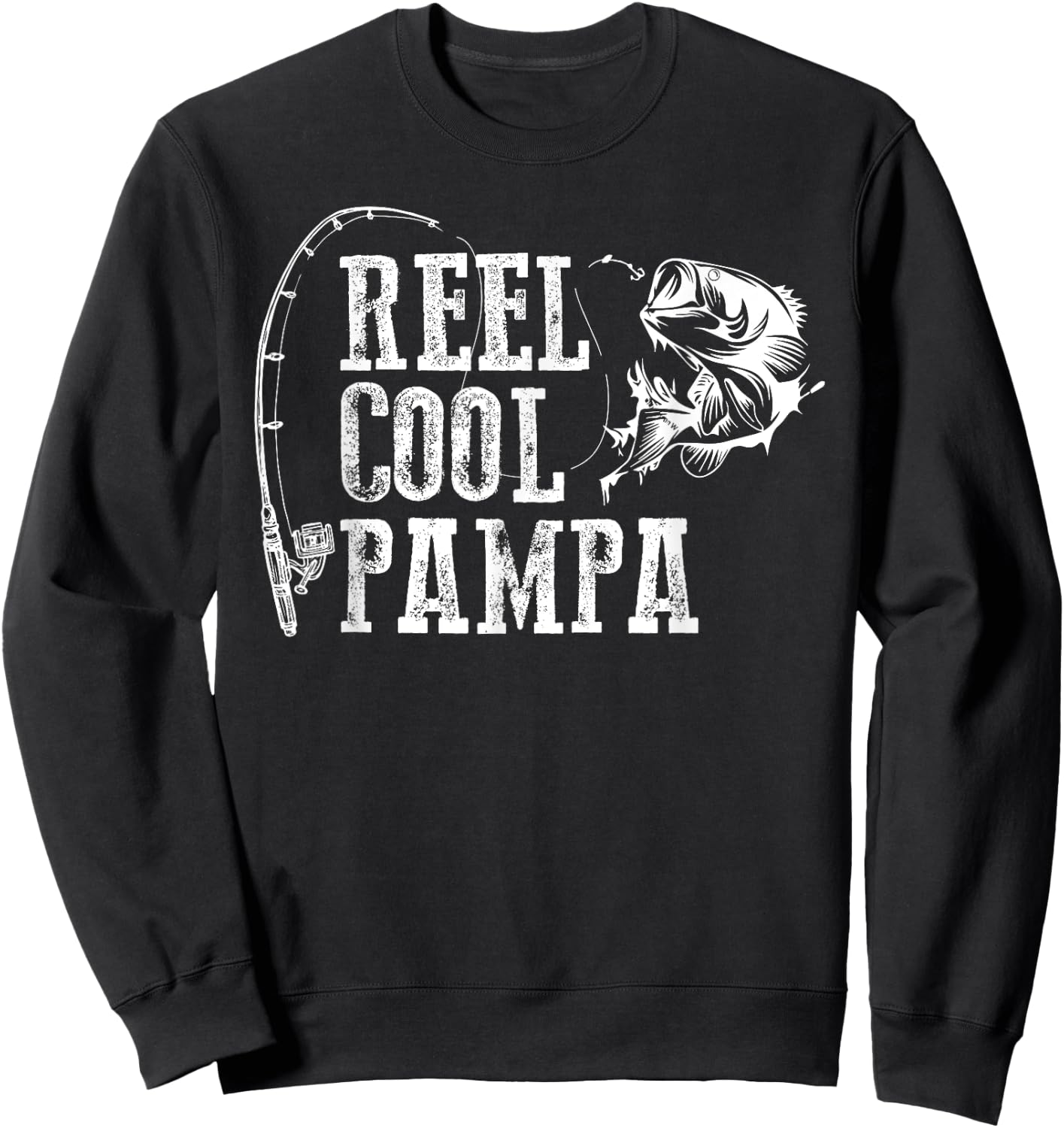 Pampa Fishing: Reel Cool Pampa Sweatshirt - Sweatshirt | Black