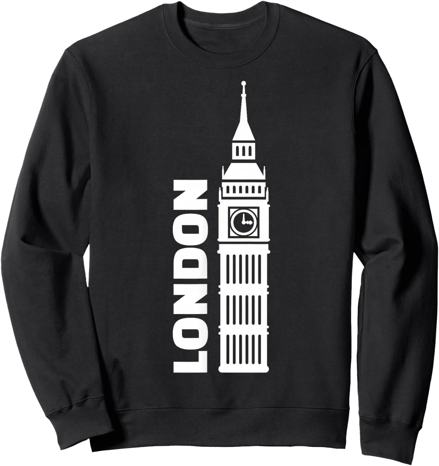 London Big Ben Sweatshirt - Sweatshirt | Black