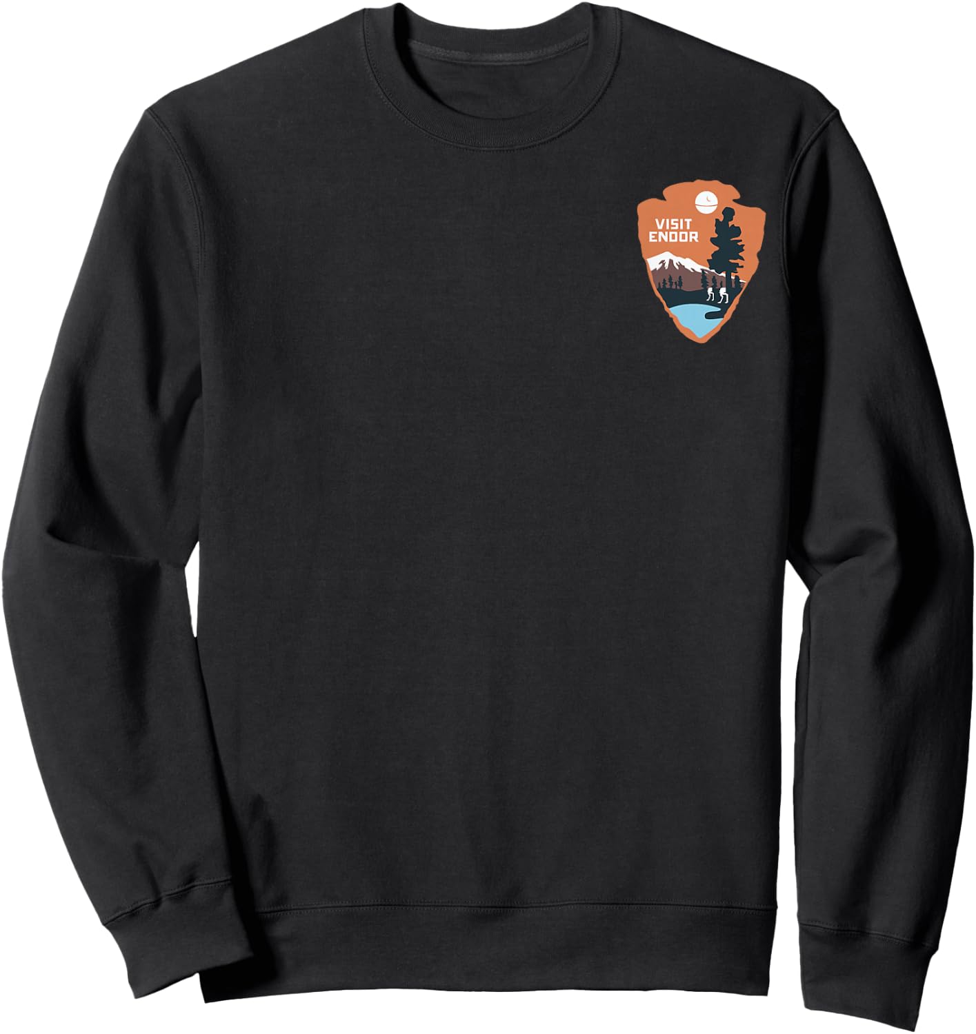 Star Wars Visit Endor Left Chest Sweatshirt - Sweatshirt | Black