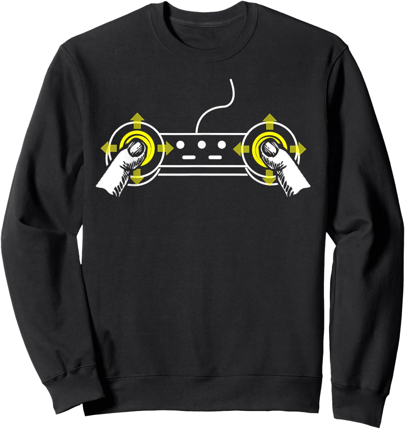 Boobs Game Controller | Funny Female Video Gamer Gift Sweatshirt - Sweatshirt | Black