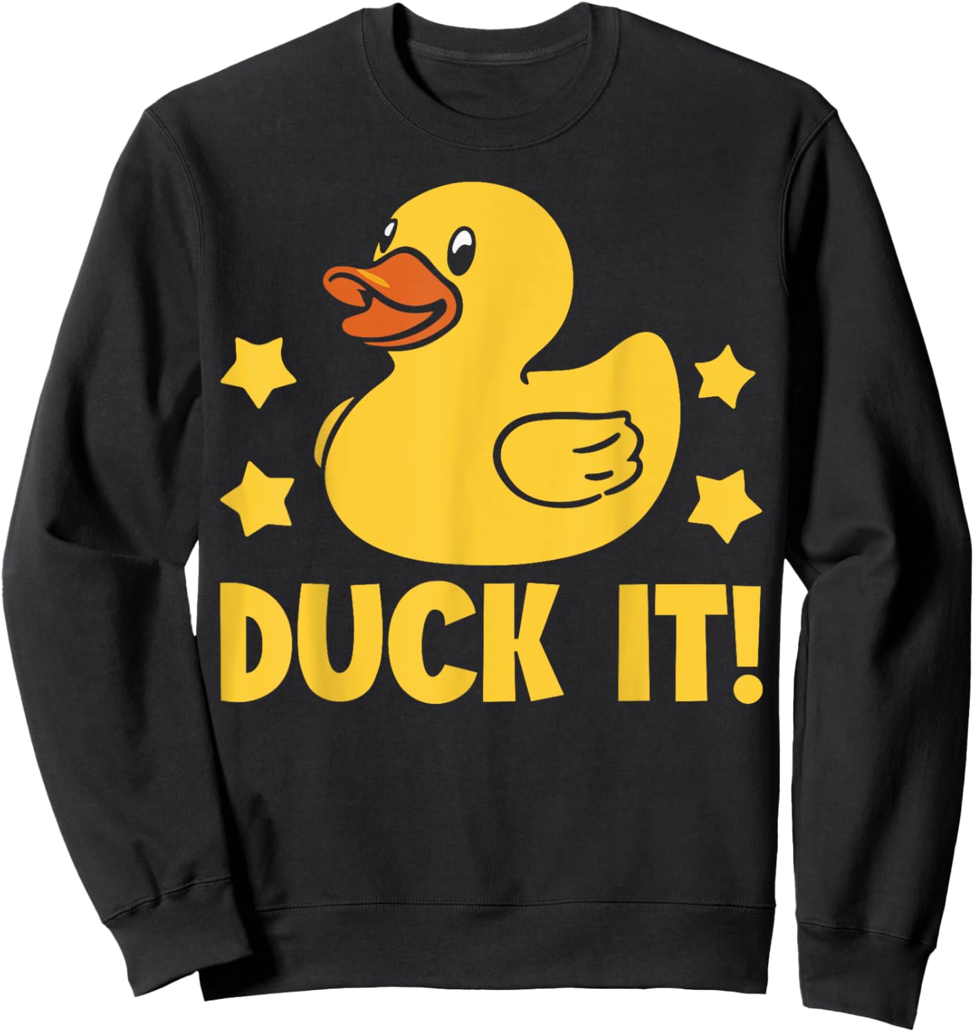 Duck It Rubber Duck Sweatshirt - Sweatshirt | Black