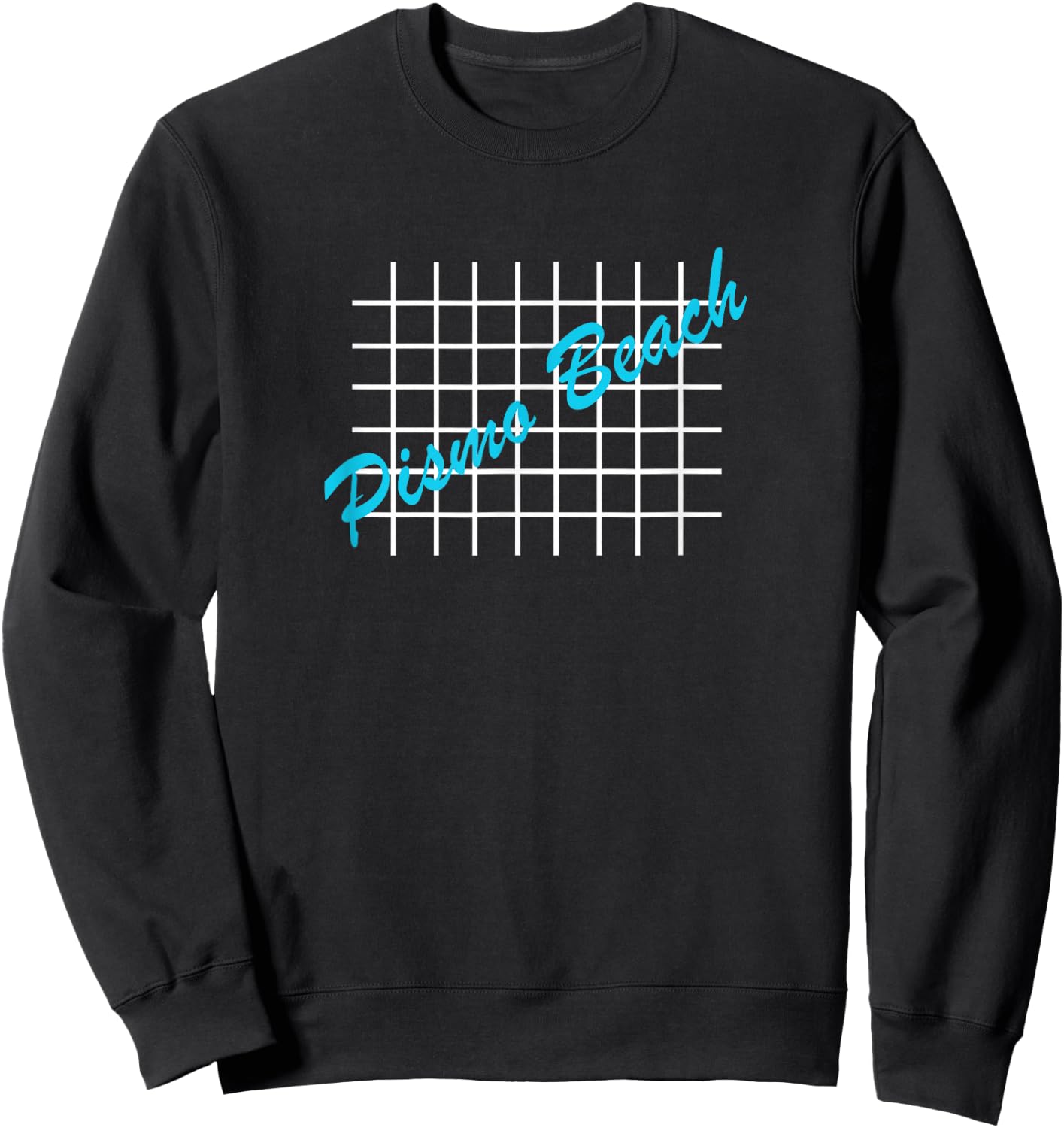 Classic Pismo Beach Vintage Sweatshirt - Sweatshirt | Black