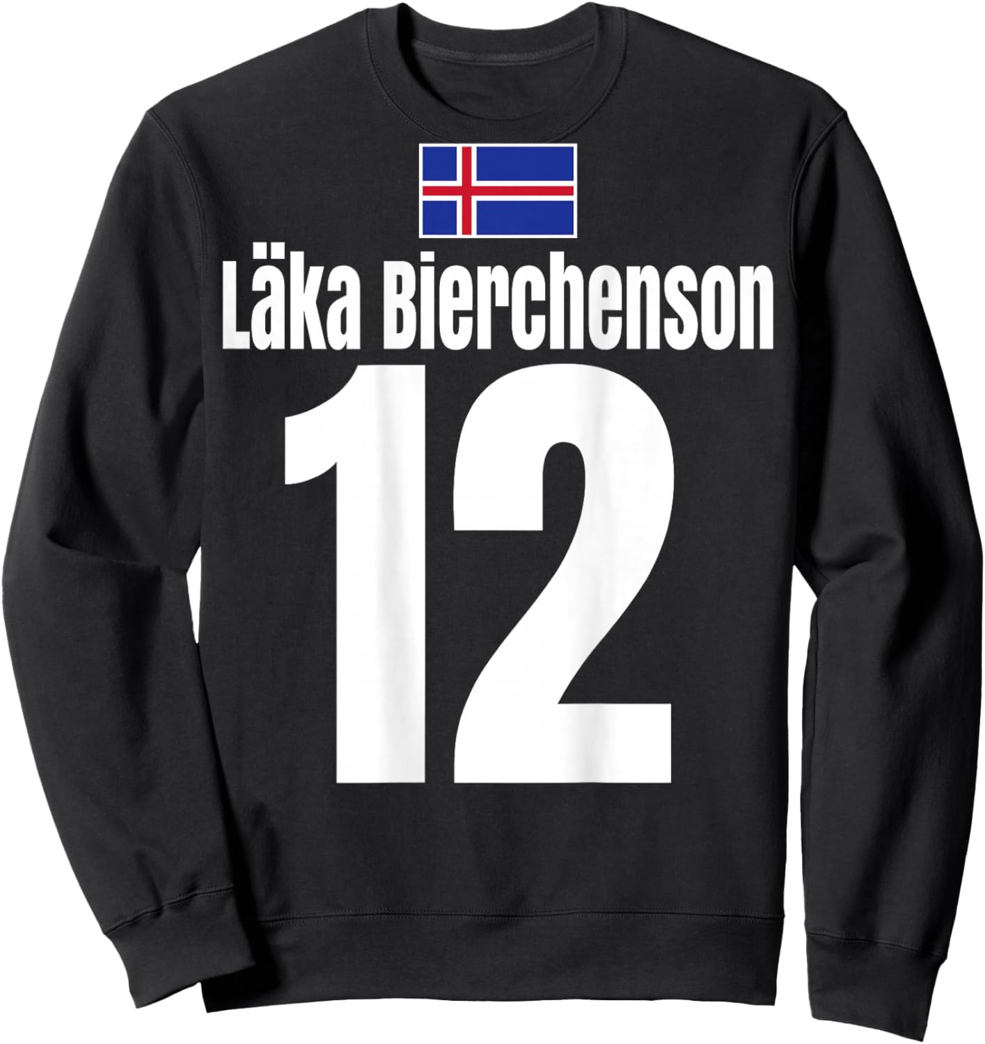 Läka Bierchenson Nr.12 Lecker Bierchen Island Mallorca Bier Sweatshirt - Sweatshirt | Black