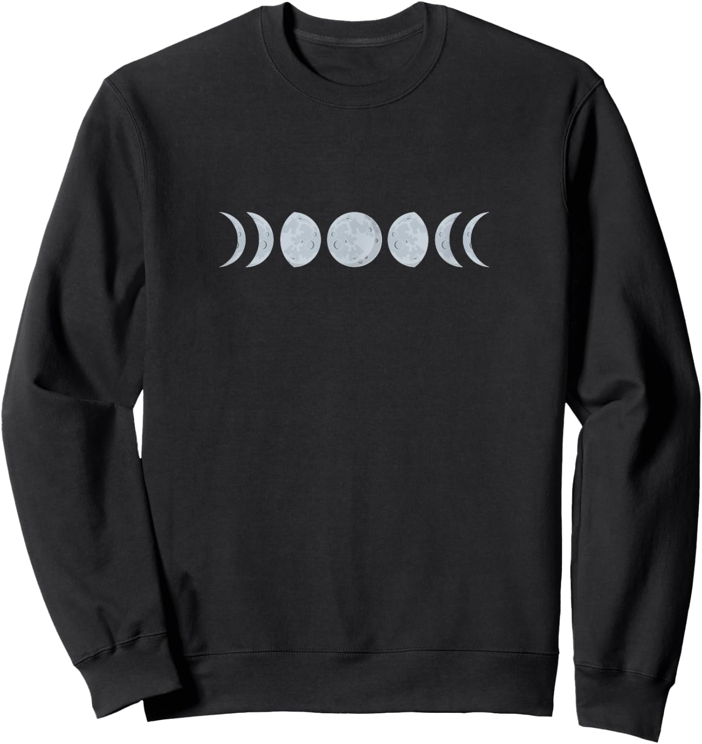 Moon Phases Astronomy Sweatshirt - Sweatshirt | Black