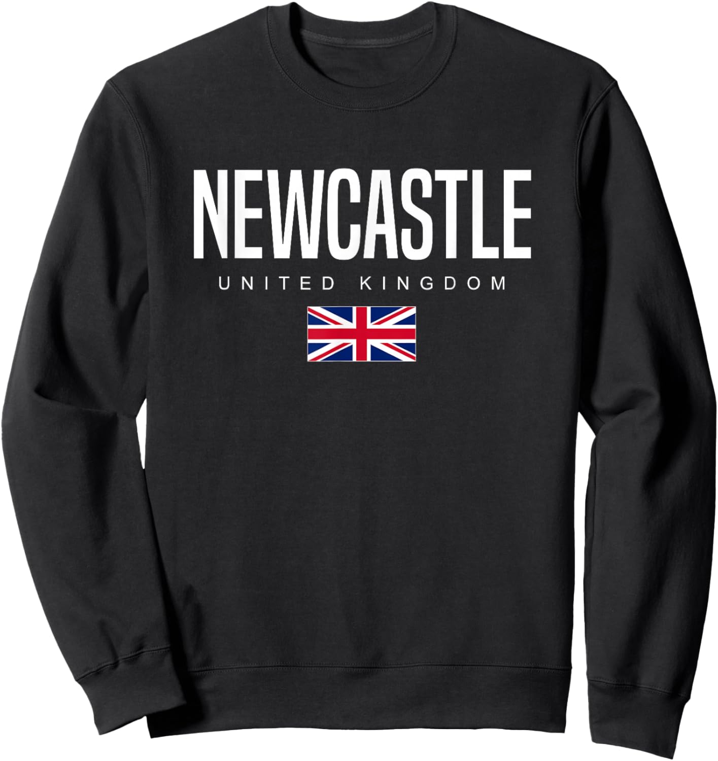 Newcastle England United Kingdom Sweatshirt - Sweatshirt | Black