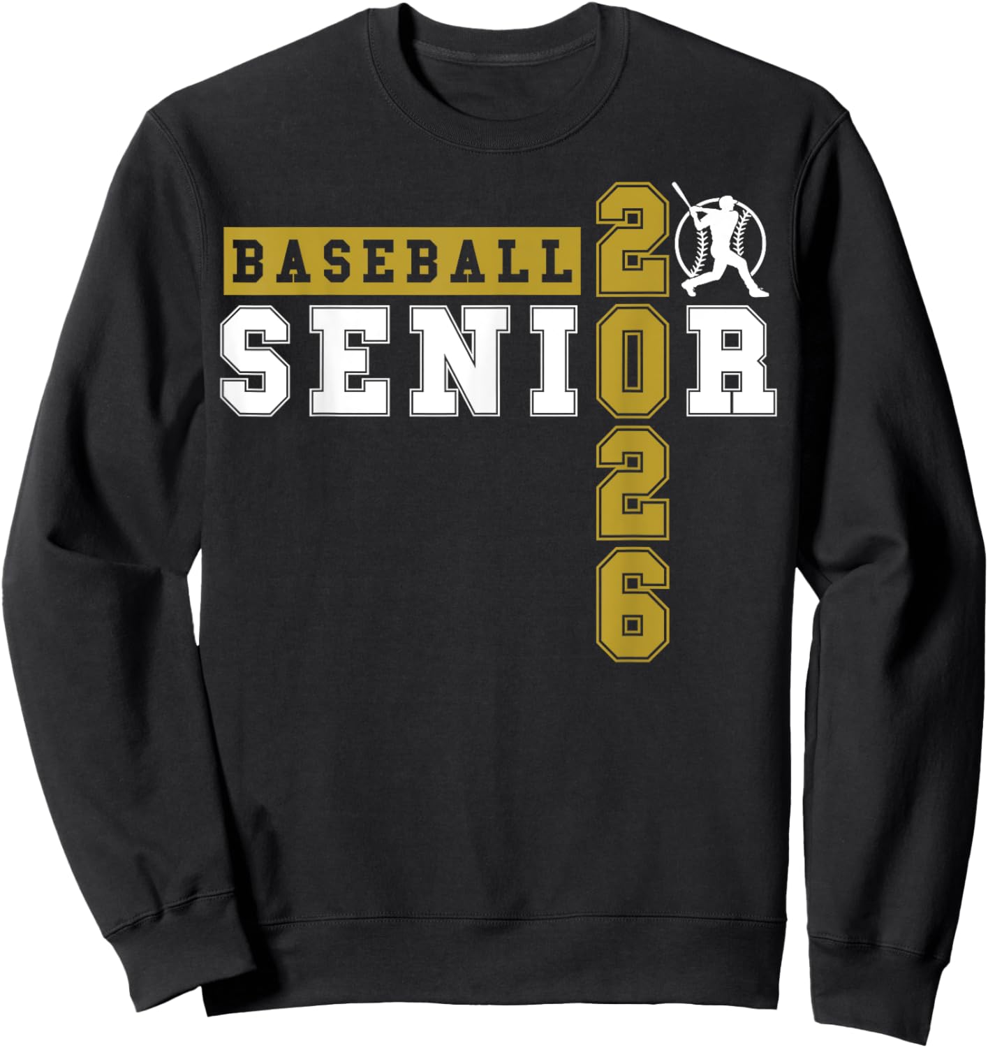 Baseball Senior Night Baseball Senior 2026 Graduation 27 Sweatshirt - Sweatshirt | Black