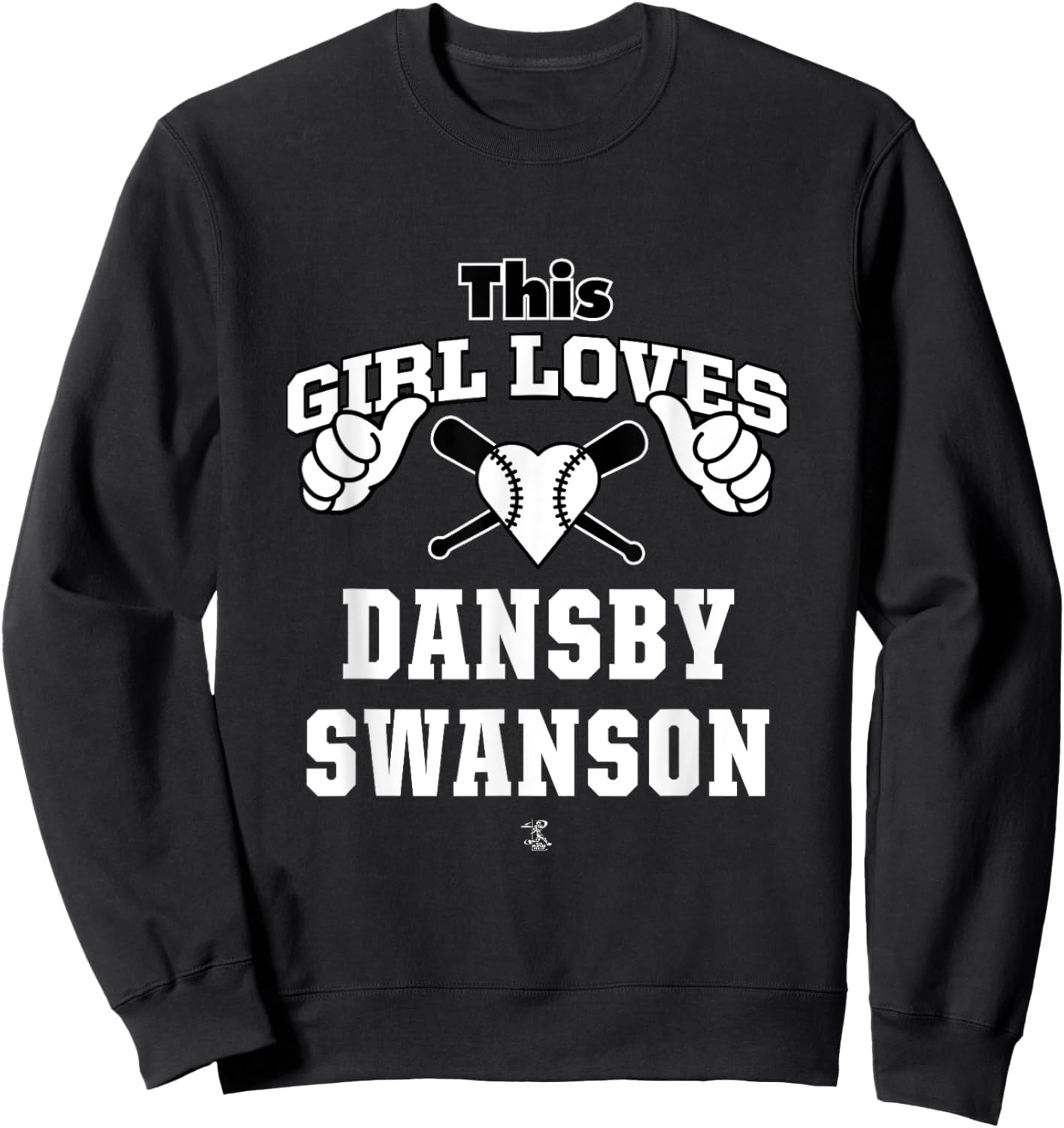 Dansby Swanson This Girl Loves Gameday Sweatshirt - Sweatshirt | Black