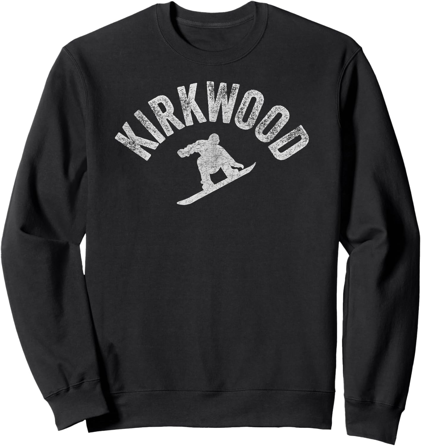 Kirkwood Snowboard Vintage Snowboarder Winter Pro Kirkwood Sweatshirt - Sweatshirt | Black