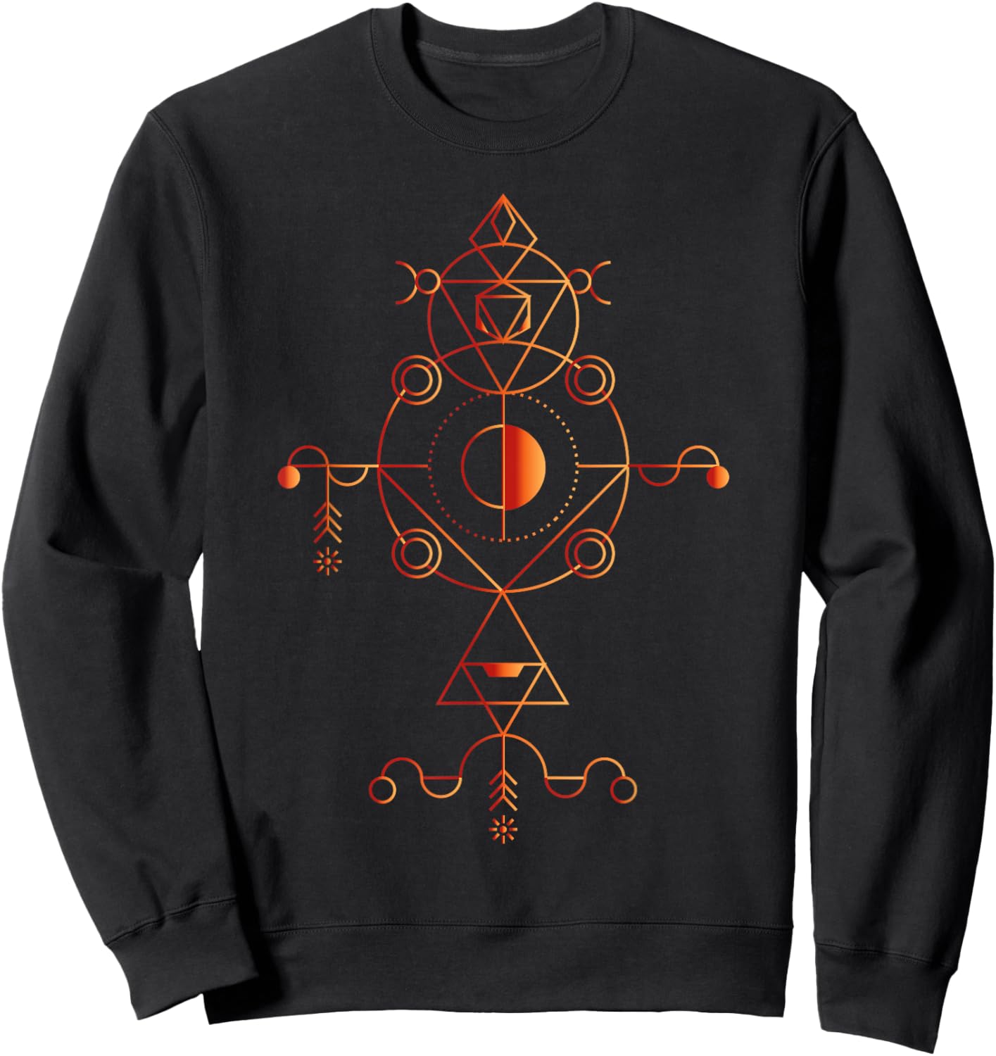 Sacred Geometry Art Sweatshirt - Sweatshirt | Black