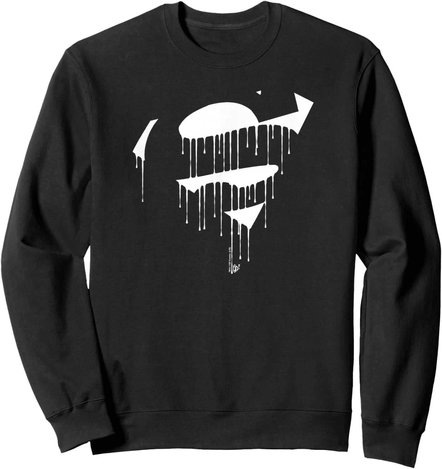 Superman Dripping Shield Sweatshirt - Sweatshirt | Black